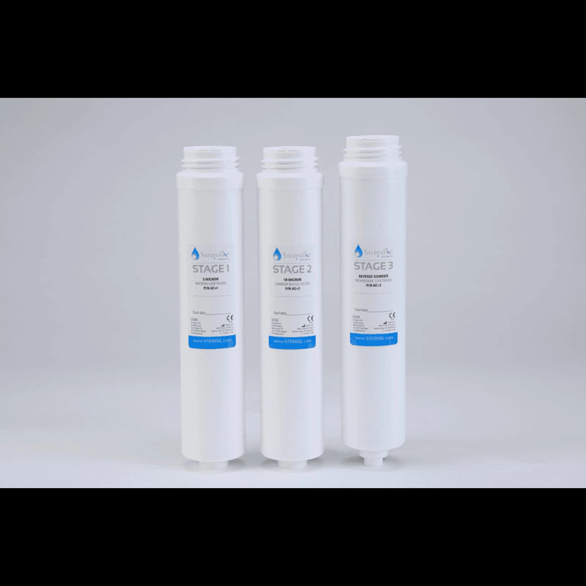 Sterisil AC+ Annual Cartridge Replacement Kit, Stages 1, 2 & 3 + Class B UV Bulb, AC+AK thumbnail 2