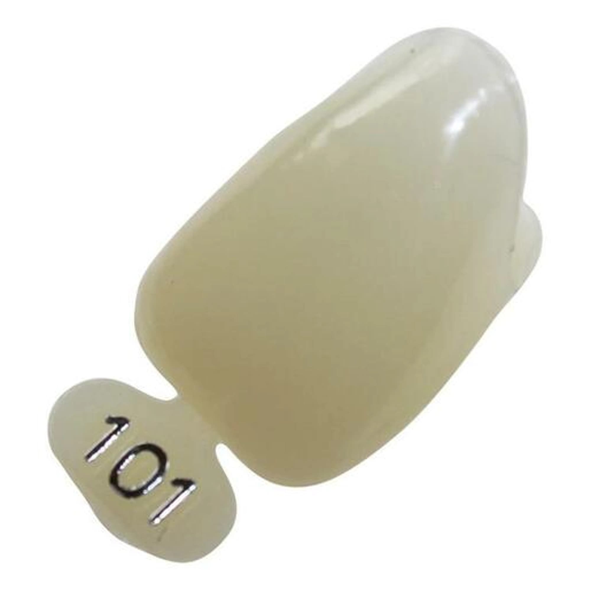 Directa Polycarbonate Temporary Crown #101, Upper Central, Translucent, 5/Pack - Directa - Directa Poly Crown #101 - Image 1