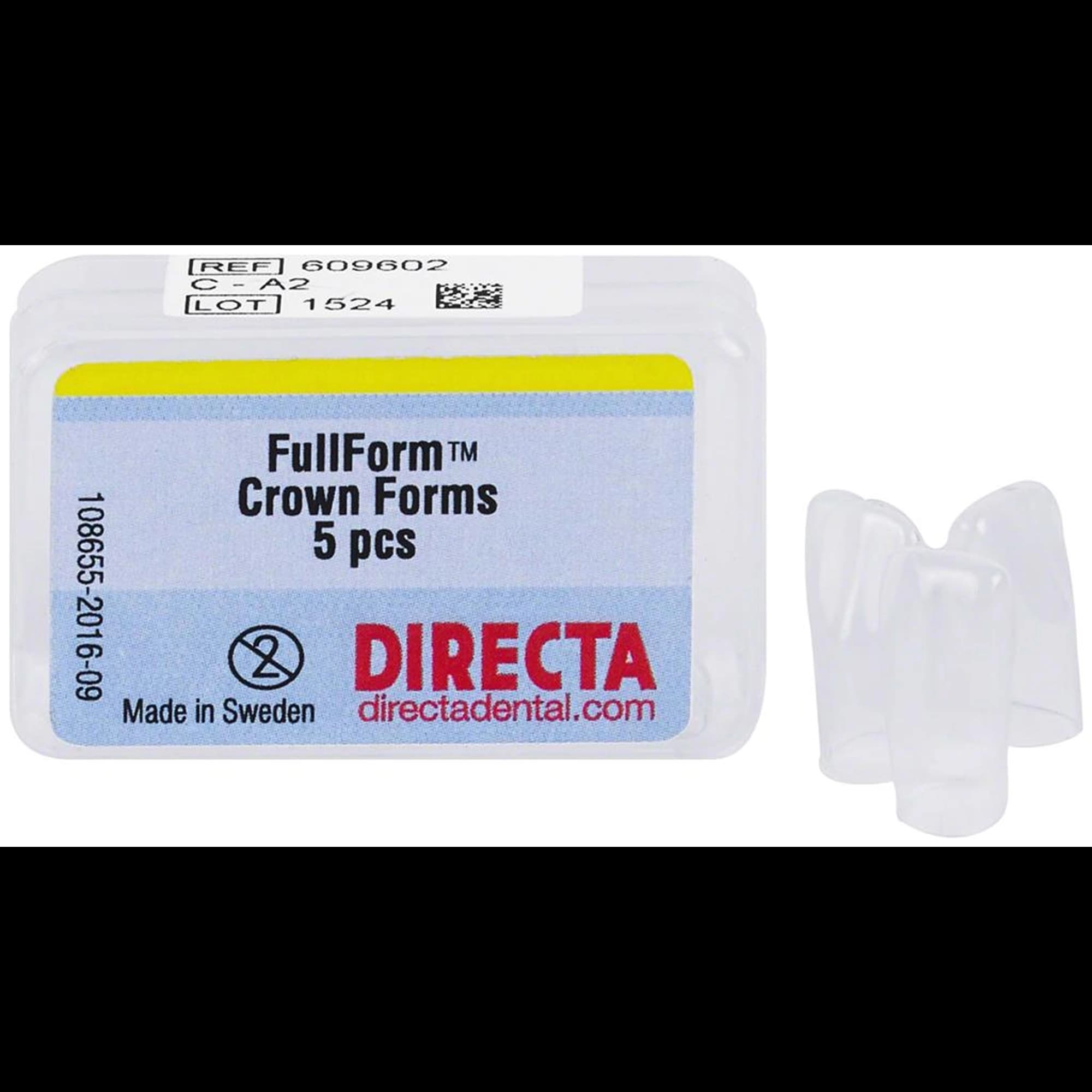 Directa FullForm A-2 (C System) Clear Peel-Off Crown Form, X-Large, Refill Pack of 5, 609602 - Directa - Directa Fullform A-2 (C System) - Image 1