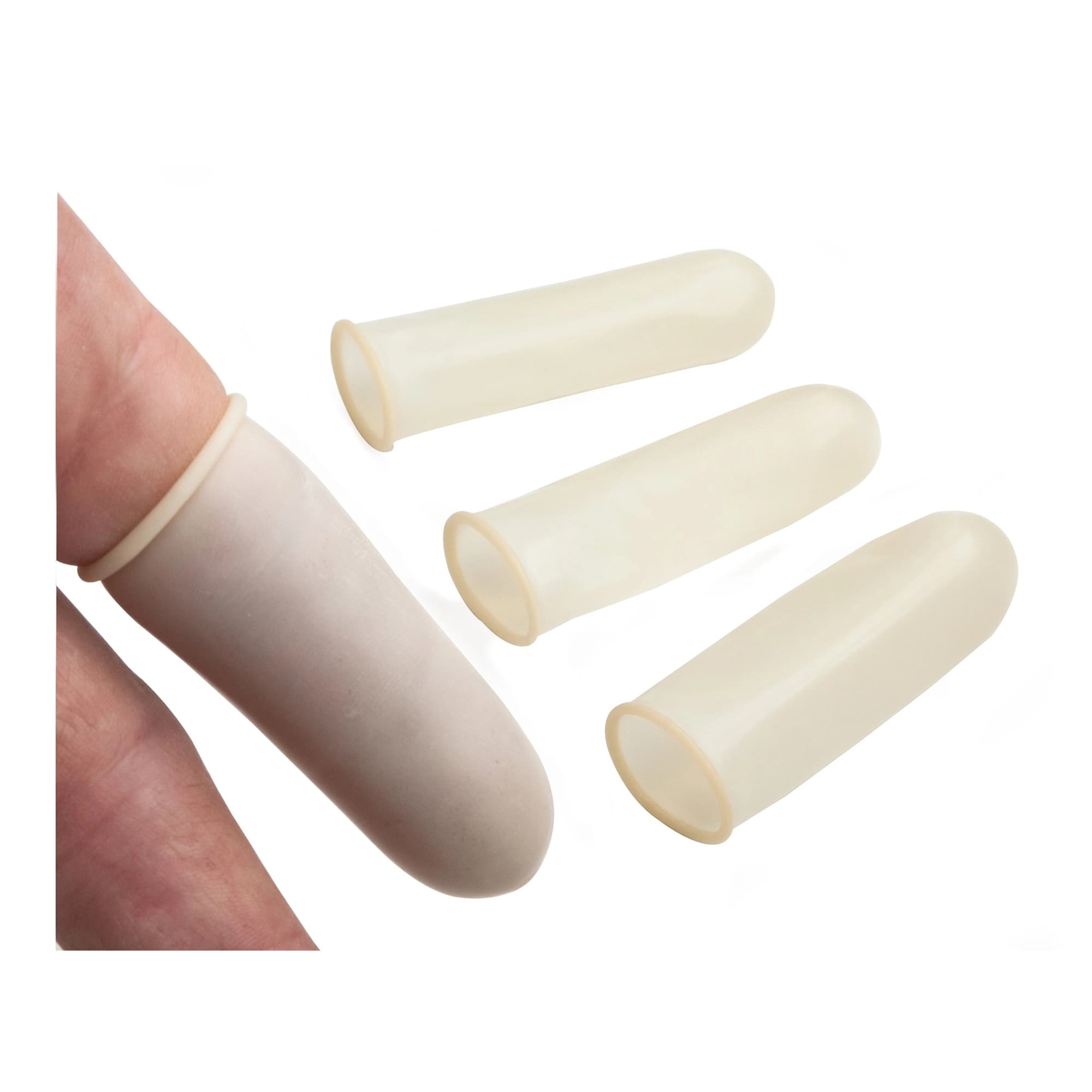Dukal Latex Finger Cots, Large, Powder-Free, Non-Sterile, 144/Box, 4423L thumbnail 8
