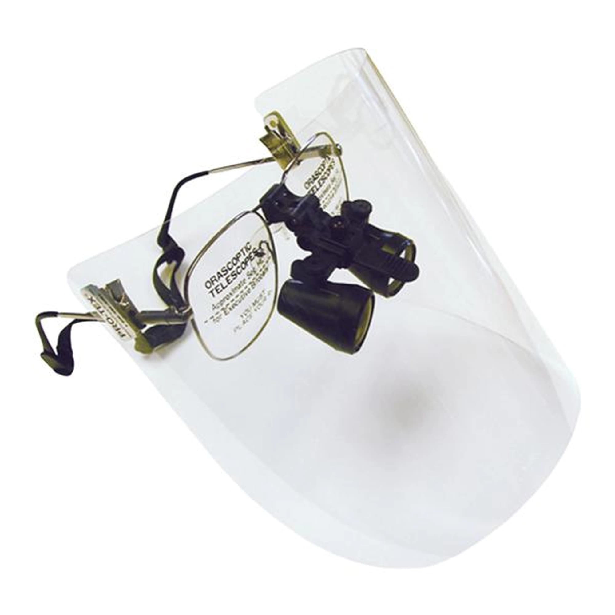 Pro-Tex Extra Wide Clip-On Face Shield for Magnifying Loupes, Clear, 13" x 7", 12/Box thumbnail 2