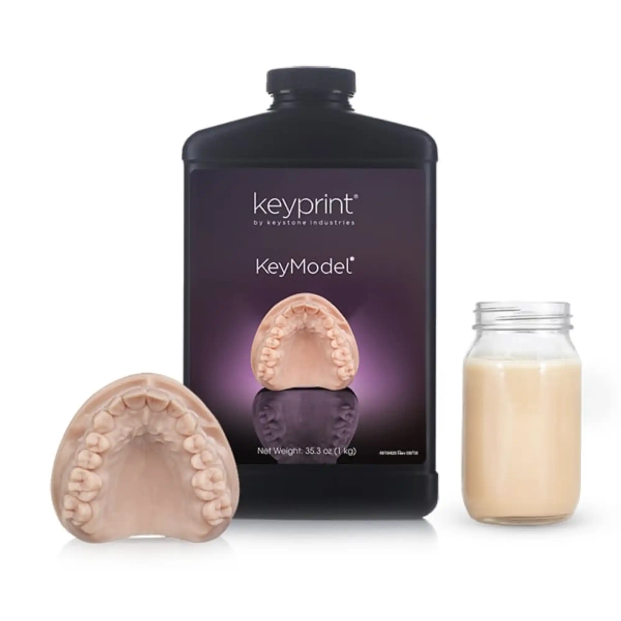 Keystone KeyPrint KeyModel 3D Printing Resin, Beige, 1 kg Bottle, 4220006 thumbnail 4