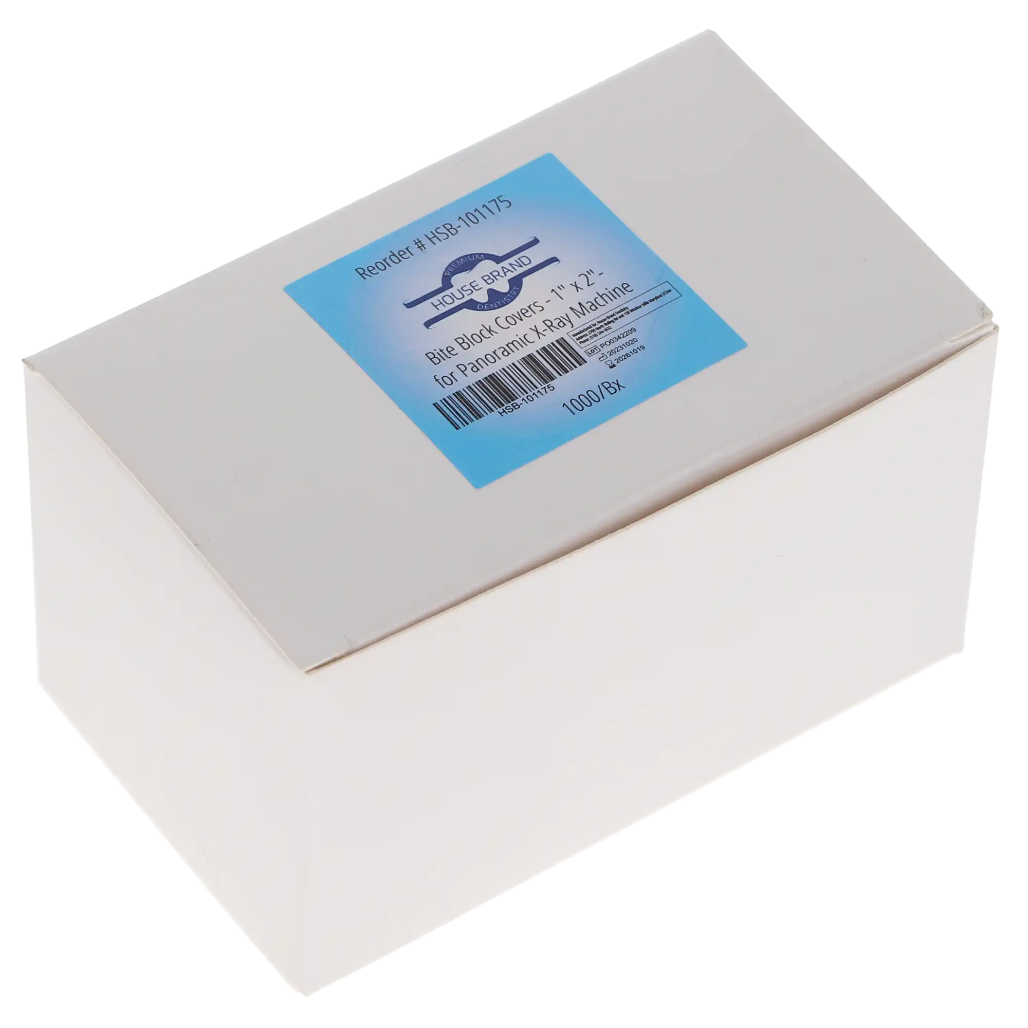 Panoramic Bite Block Covers, 1" x 2", 1000/Roll, 101174 thumbnail 3
