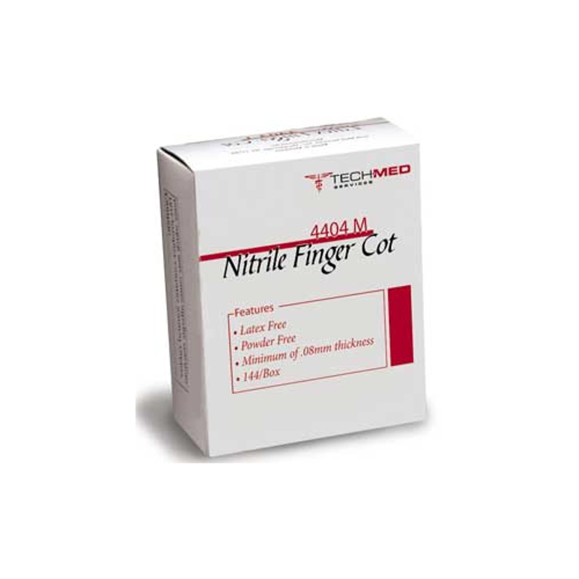 Dukal Tech-Med Nitrile Finger Cots, Pre-Rolled, Large, 144/Box, 4404L thumbnail 5