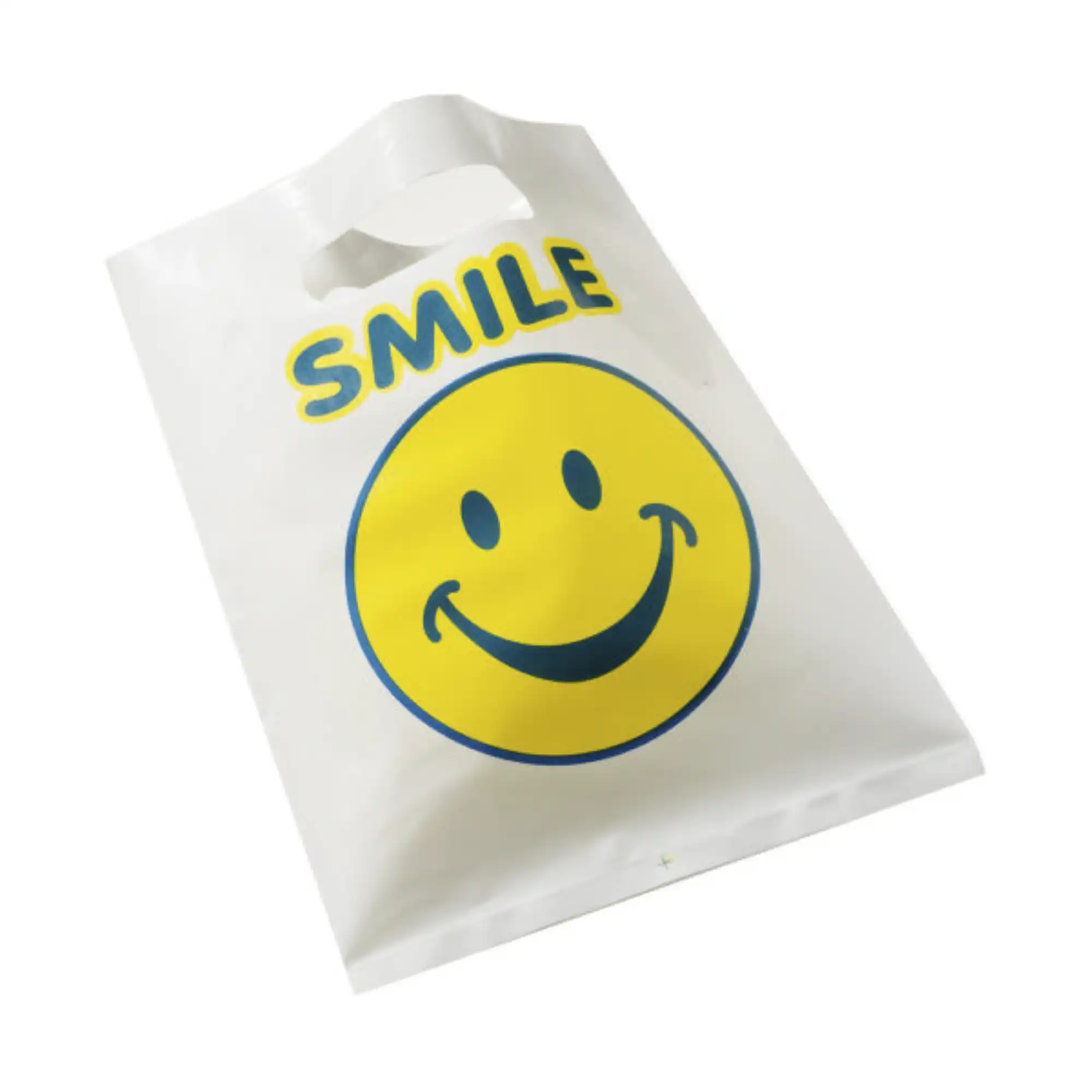 Plak Smacker Happy Face Small Plastic Bags, 7 x 9 Inches, 144 per Box - Plastic Bag Happy Face Small (144 Ct ) - Image 1