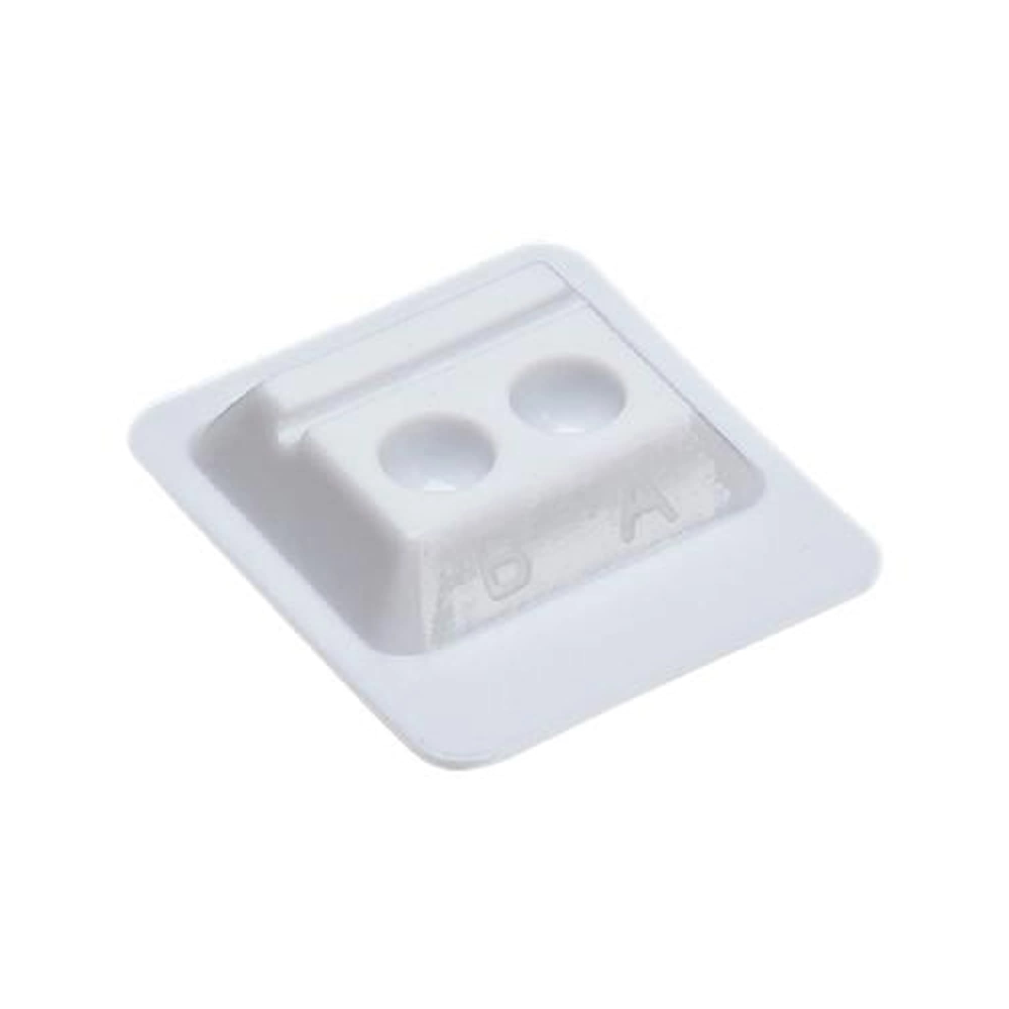 BondWell 2-Well Disposable Mixing Wells, White, 500/Box - BondWell 2-Well Disposable Mixing Wells, White, bo - Image 1
