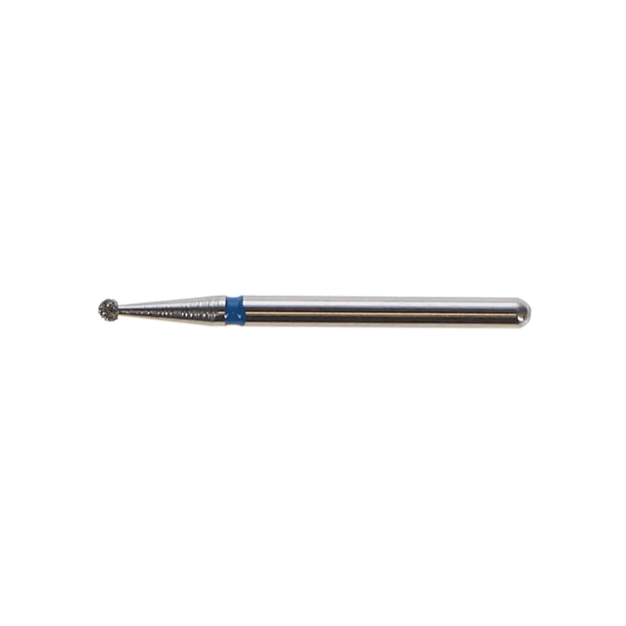 HSB House Brand Round Diamond Bur 801L-012M, Medium Grit, 1.2 mm Head, Long Surgical Length, 10/Pk, 401783 thumbnail 4