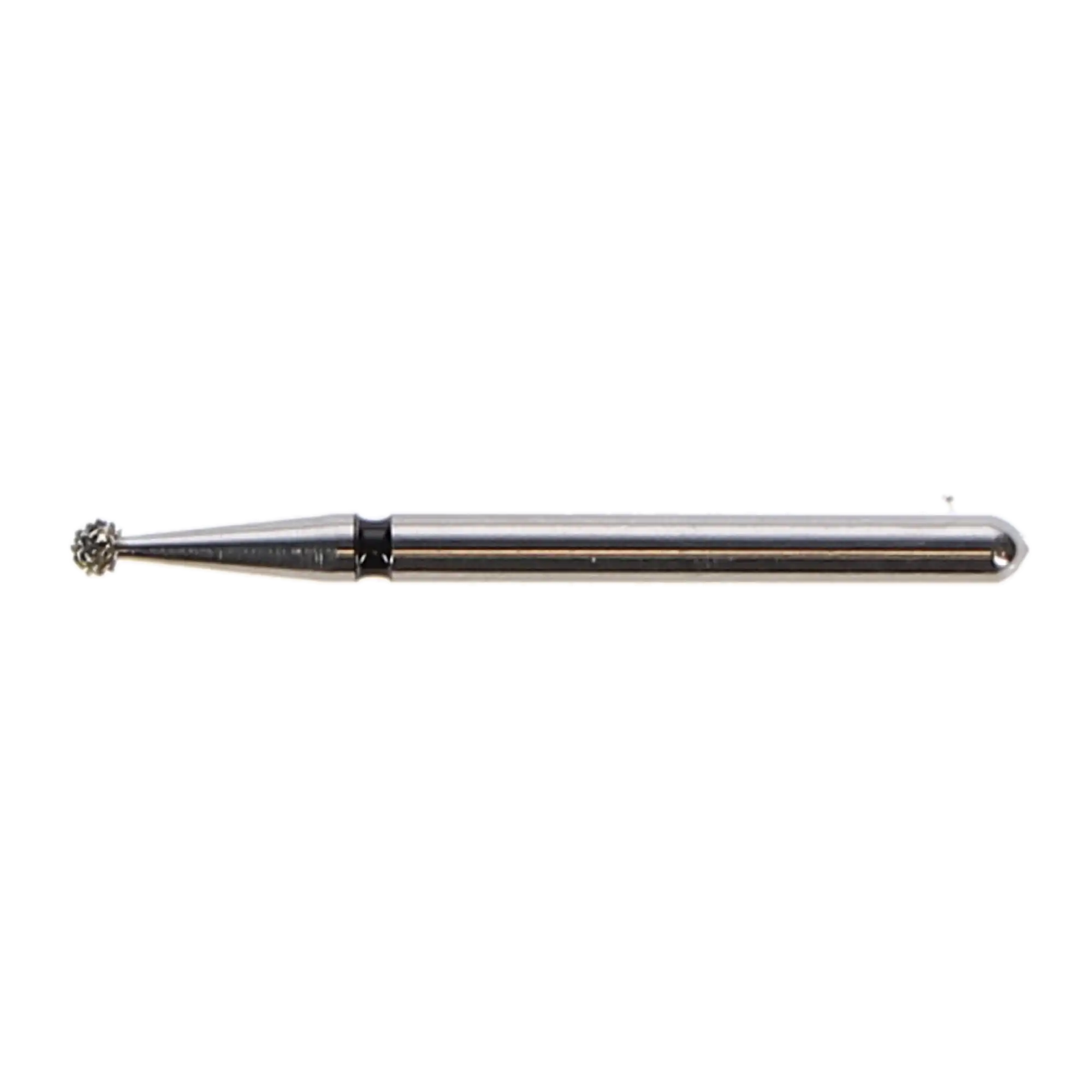 HSB Round Diamond Bur 801L-012SC, Super Coarse, 1.2 mm Head, Long Surgical Length, 10/Pk, 401784 thumbnail 4