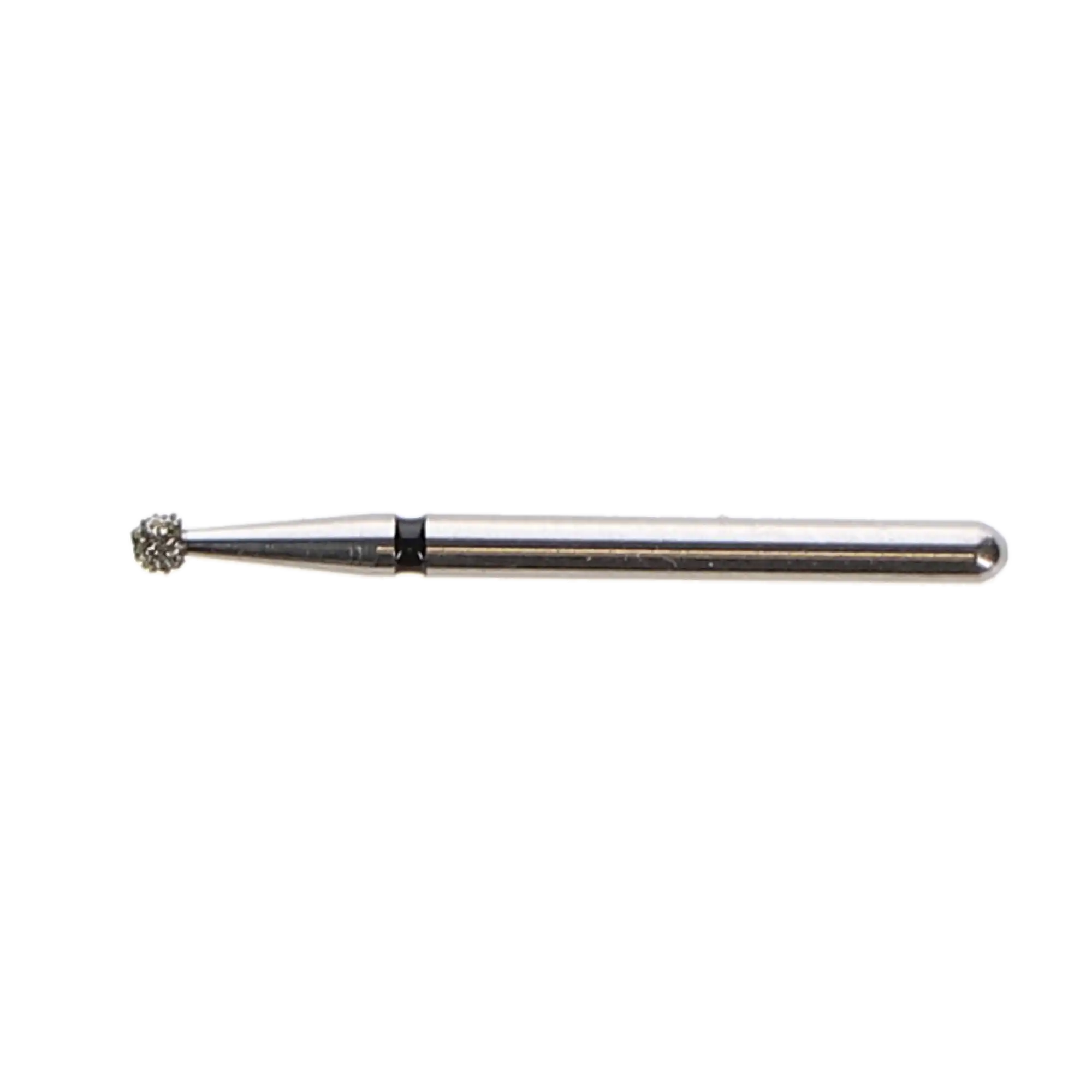 HSB House Brand Round Diamond Bur 801L-014SC, Super Coarse, 1.4 mm Head, Long Surgical Length, 10/Pk, 401786 thumbnail 4