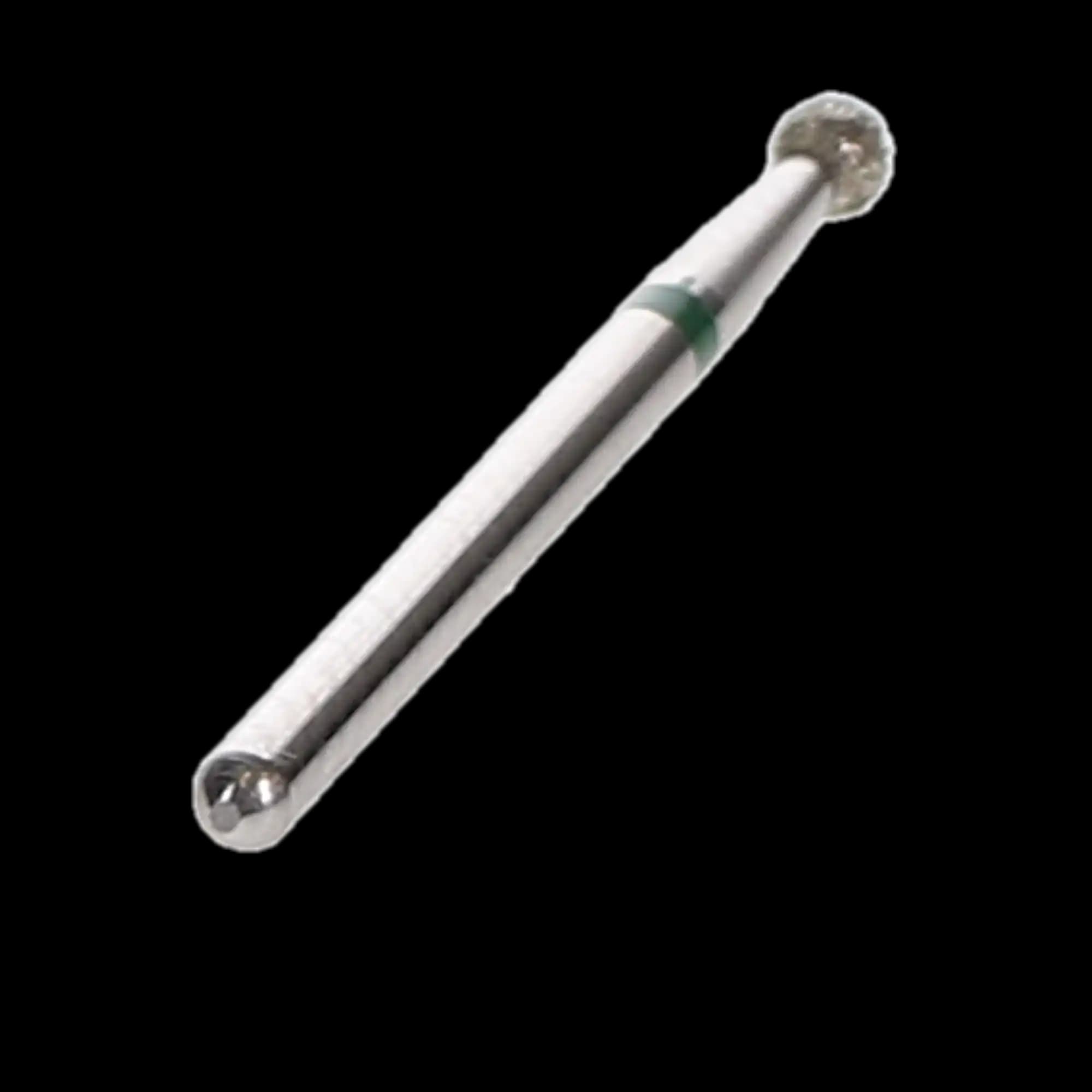 HSB House Brand Round Diamond Bur 801L-018C, Coarse Grit, 1.8 mm Head, Long Shank, 10/Pk, 401787 thumbnail 2
