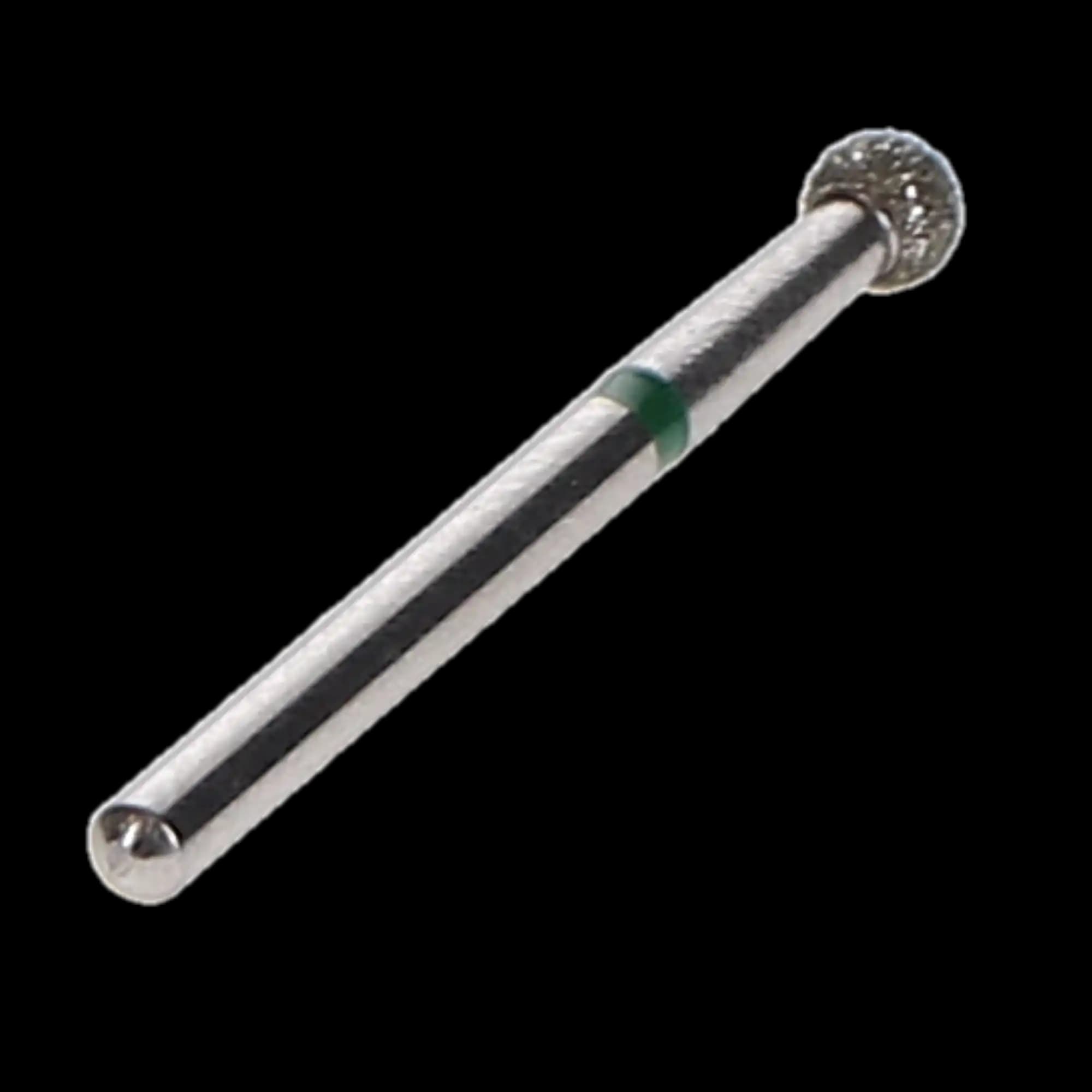 HSB House Brand Round Diamond Bur 801L-022C, Coarse Grit, 2.2 mm Head, Long Surgical Length, 10/Pk, 401789 thumbnail 2