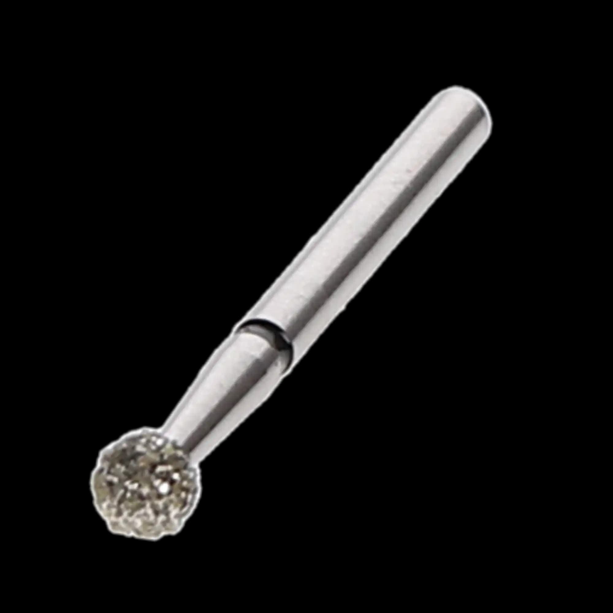 HSB House Brand Round Diamond Bur 801L-022SC, Super Coarse, 2.2 mm Head, Long Surgical Length, 10/Pk, 401790 - Round Diamonds 801L-022SC 10/Pk, 401790 - Image 1