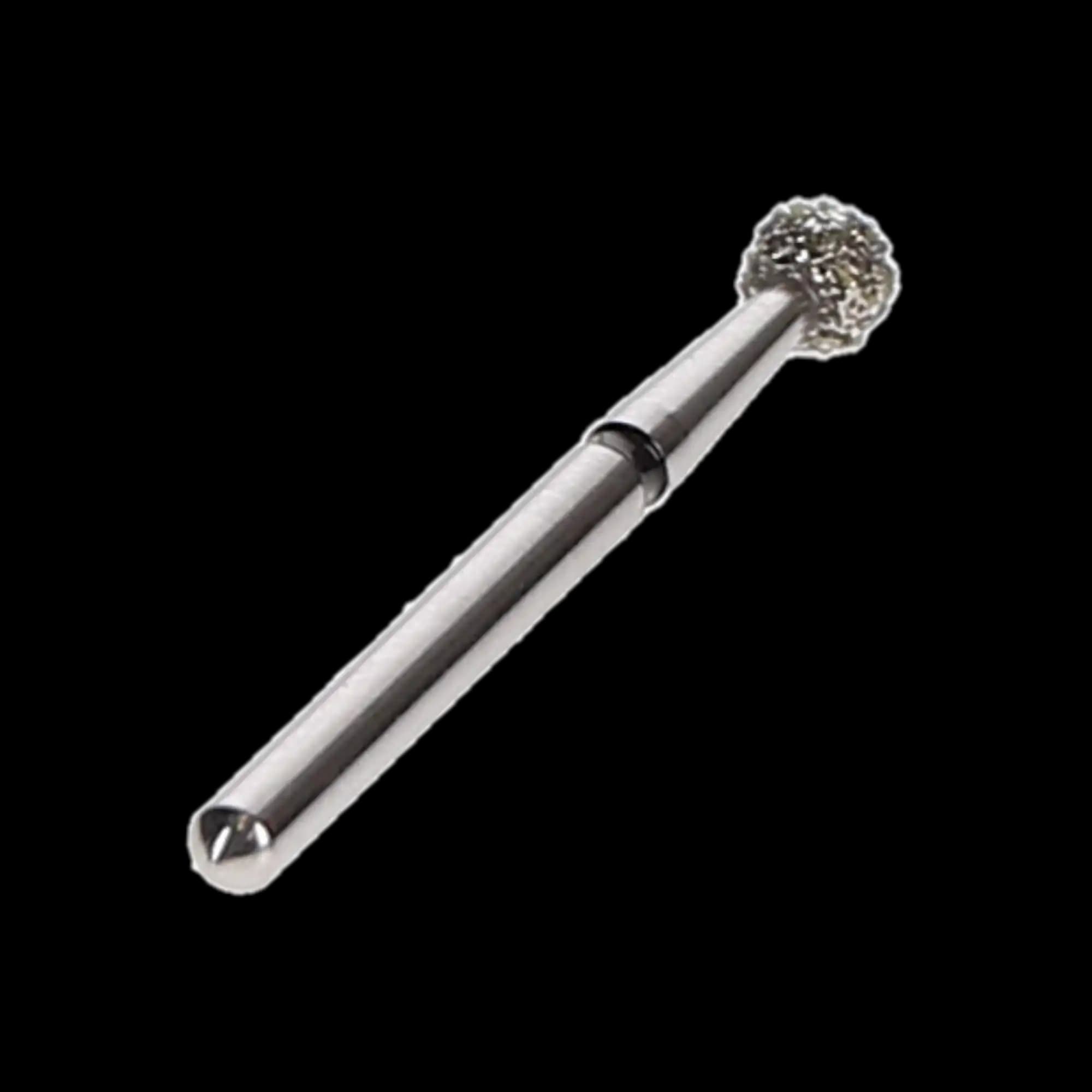 HSB House Brand Round Diamond Bur 801L-022SC, Super Coarse, 2.2 mm Head, Long Surgical Length, 10/Pk, 401790 thumbnail 2