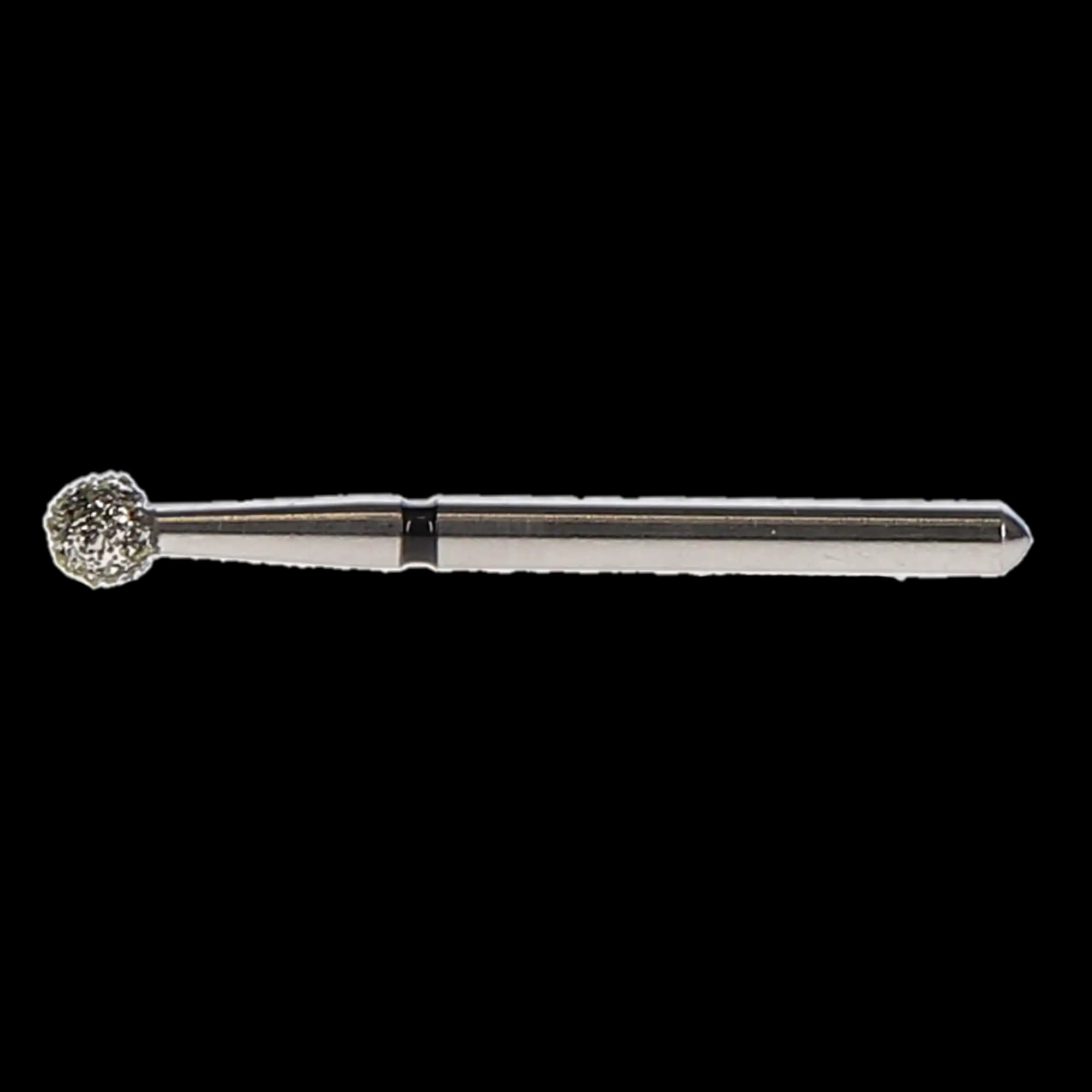HSB House Brand Round Diamond Bur 801L-022SC, Super Coarse, 2.2 mm Head, Long Surgical Length, 10/Pk, 401790 thumbnail 4