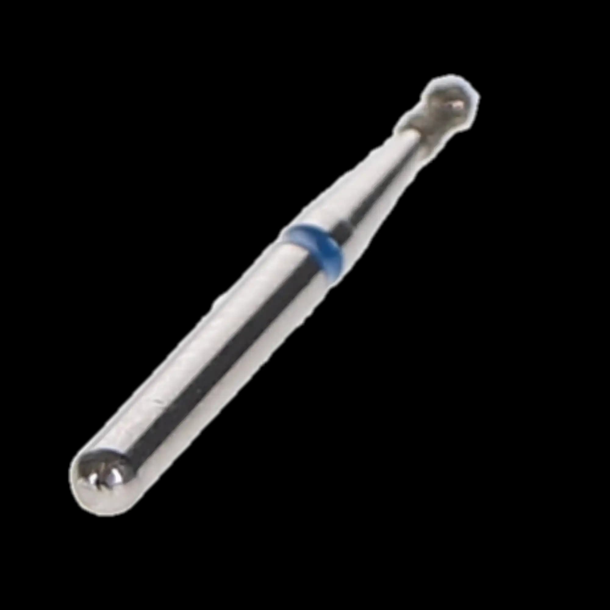 HSB House Brand Round/Neck Diamond Bur, 802-012M, Medium Grit, 1.2 mm Head, 10/Pk, 401793 thumbnail 2