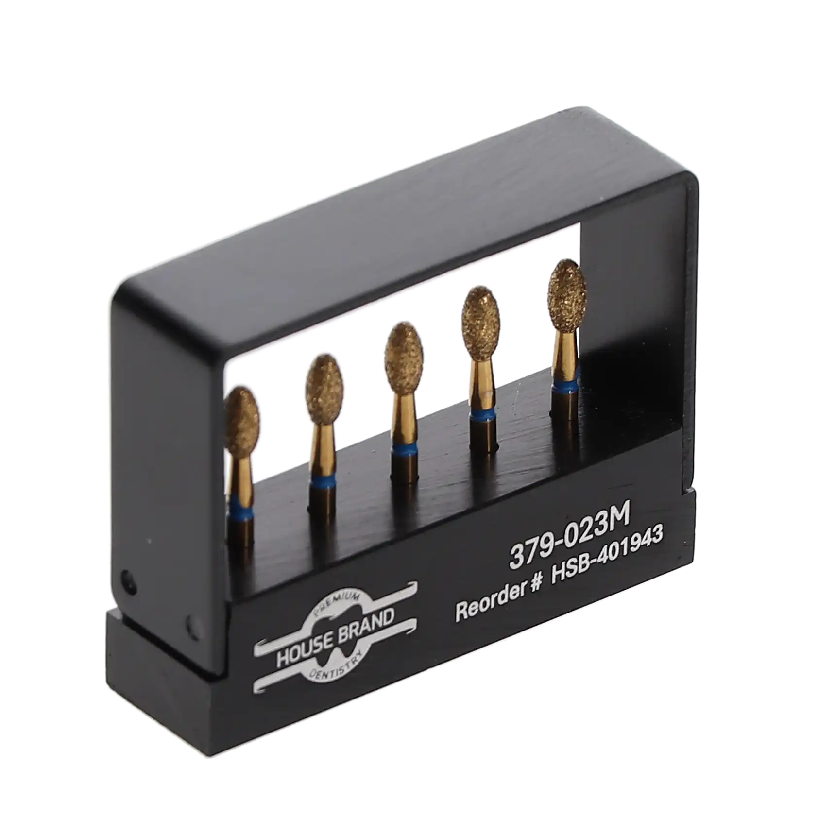 Precision Zirconia Diamond Bur, FG 379-023M, Medium Grit, 2.3 mm Head, 5/Pk, 401943 thumbnail 3