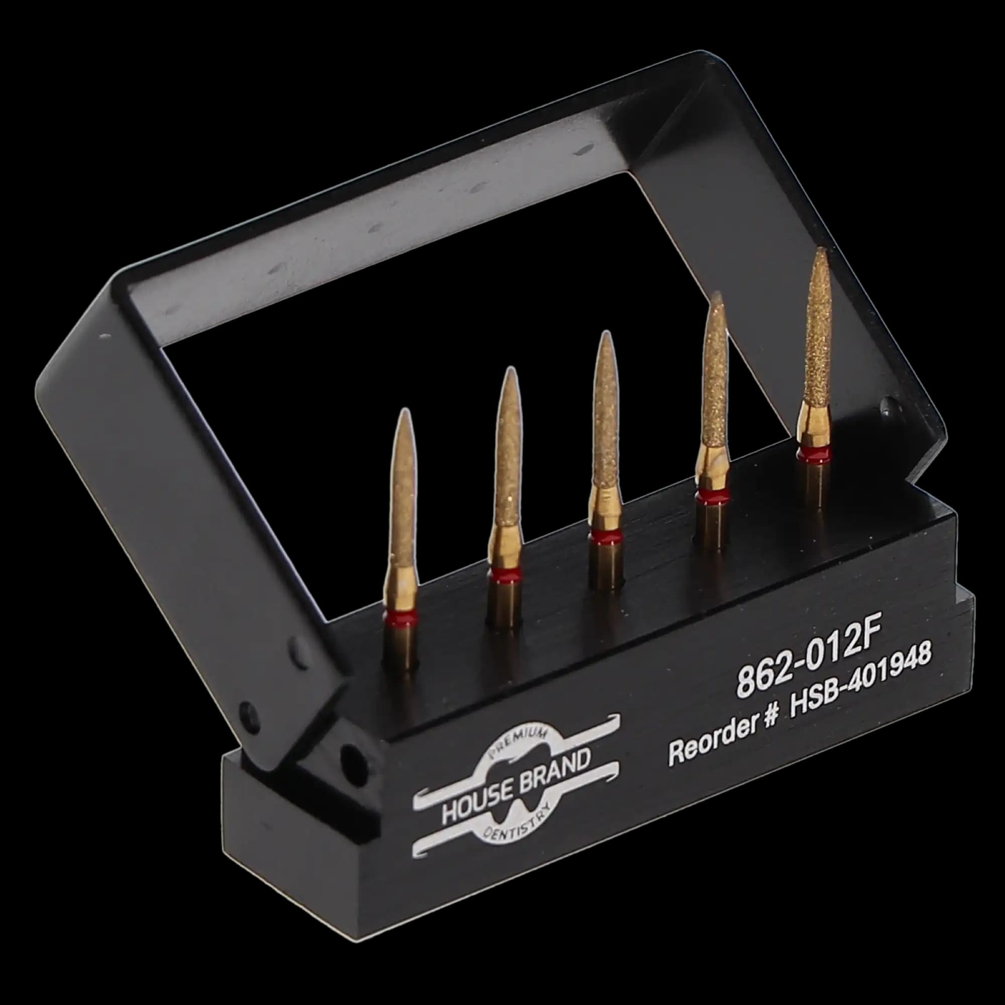 Precision Zirconia Diamond Bur, FG 862-012F, Fine Grit, 1.2 mm Head, 5/Pk, 401948 thumbnail 2
