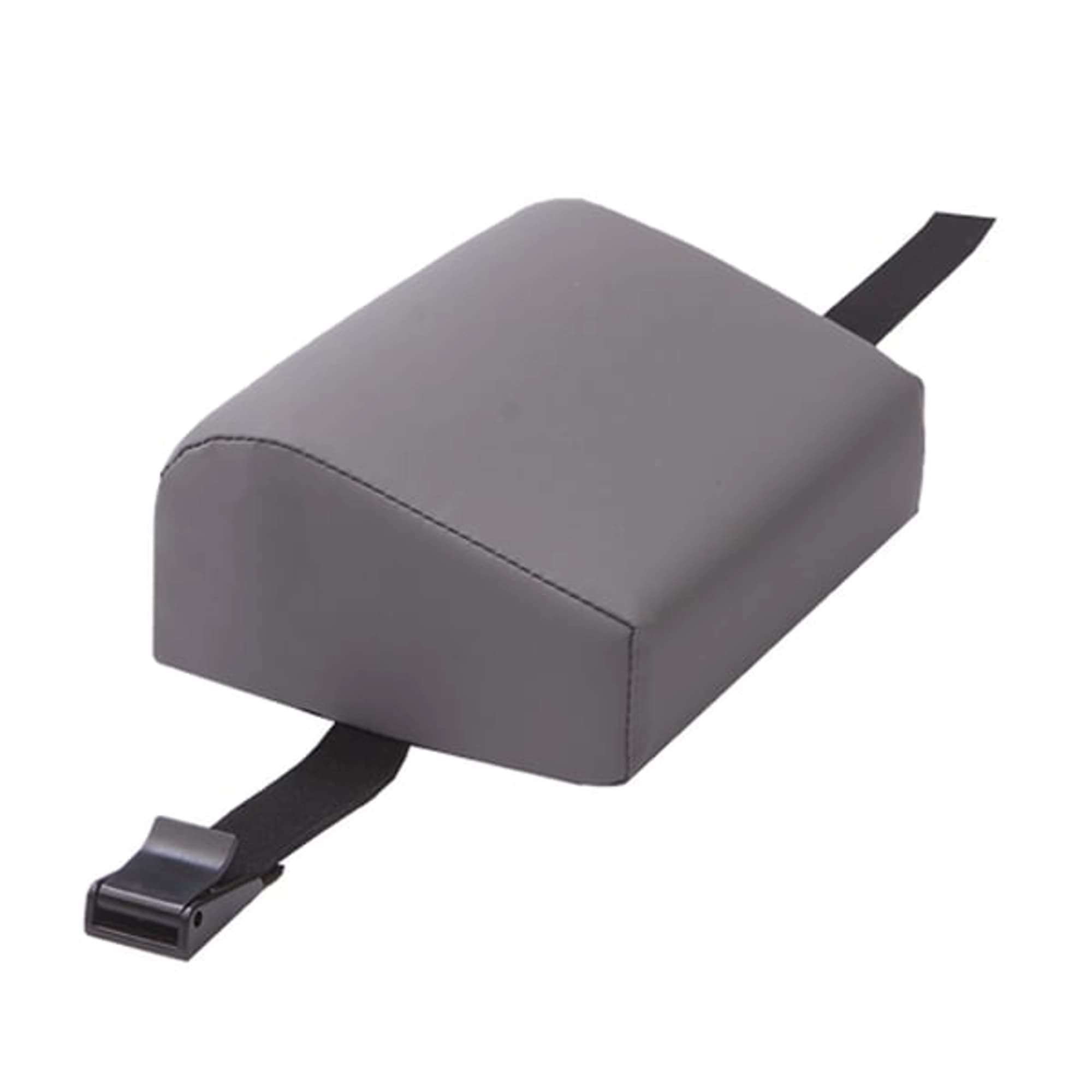 MediPosture 3.5" Classic Memory Dental Headrest Cushion, Adjustable Fit, Gray, Single Cushion, 8"L x 6.25"W x 3.5"H, MDO103 - Mediposture Organic 3.5" Dental Headrest Cushion Adjustable Fit Gray Single Cushion. Measures - Mdo103 - Image 1