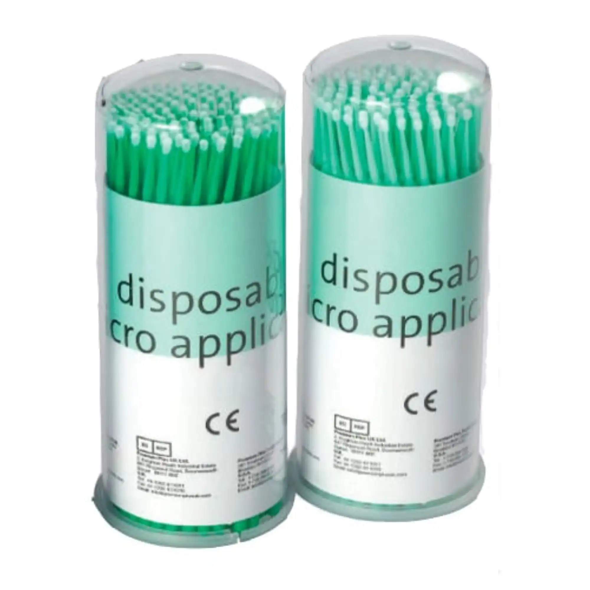 Premium Plus Fine Micro Applicator Brushes, Standard Handle 4", Green, 2.0mm Tip, 400/Tube, 902-T - Premium Plus - Fine Micro Applicators Brushes With Standard Handles 4" Long. 400/tube. Economical - 902-T - Image 1