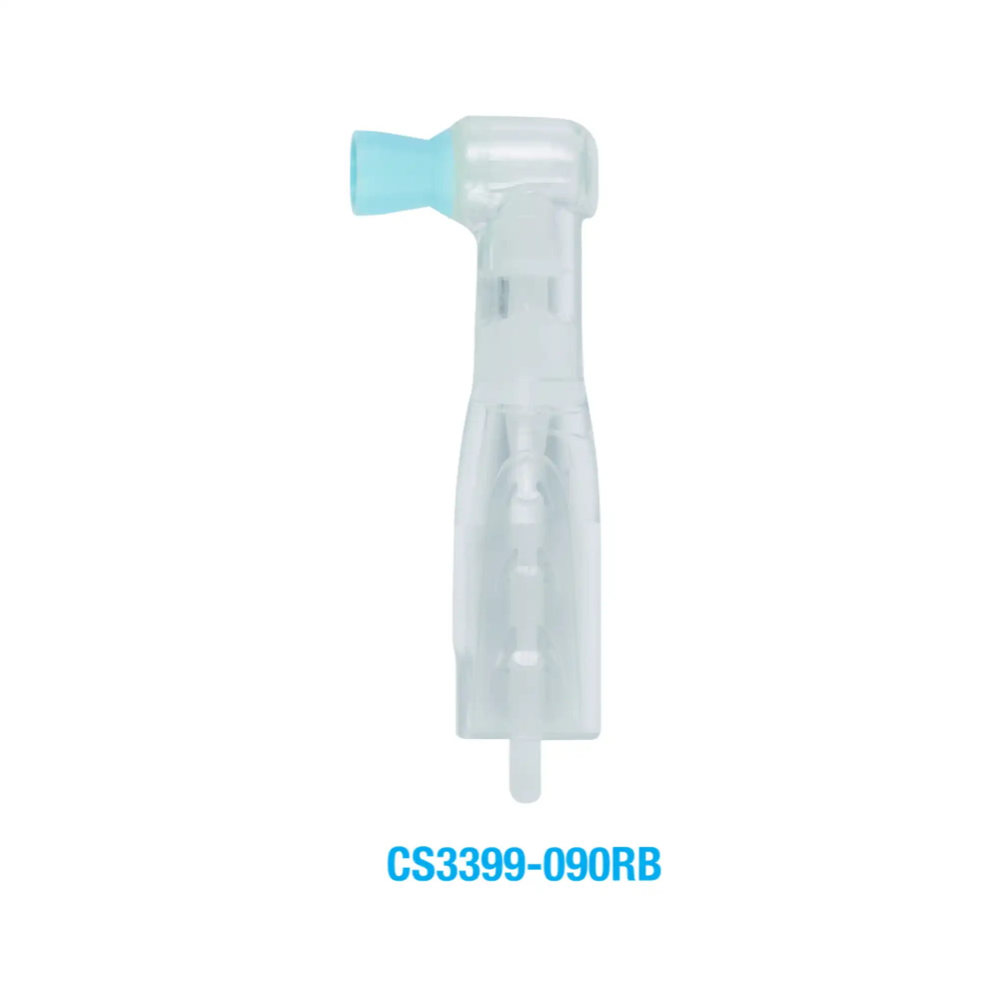 Premium Plus Clear Disposable Prophy Angle, Regular Short Cup, Blue, Latex-Free, 100/Box, CS-3399-090RB - Premium Plus - Clear Disposable Prophy Angle With Regular Short Cup Blue 100/pack Latex-Free Short - Cs-3399-090Rb - Image 1