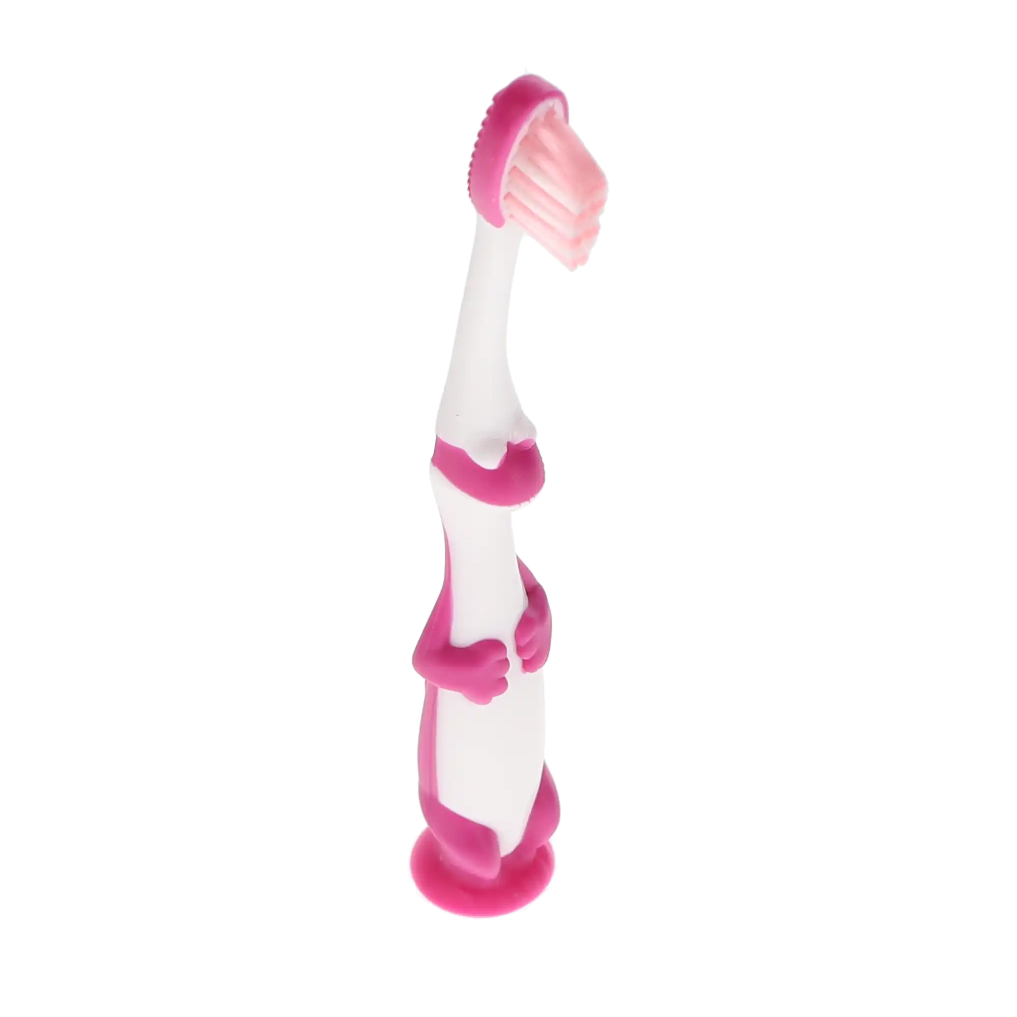 HSB Child Toothbrush, Dinosaur Design, Suction Cup Base, 26 Tuft X-Soft, Individually Cello Wrapped, 72/Pk thumbnail 2