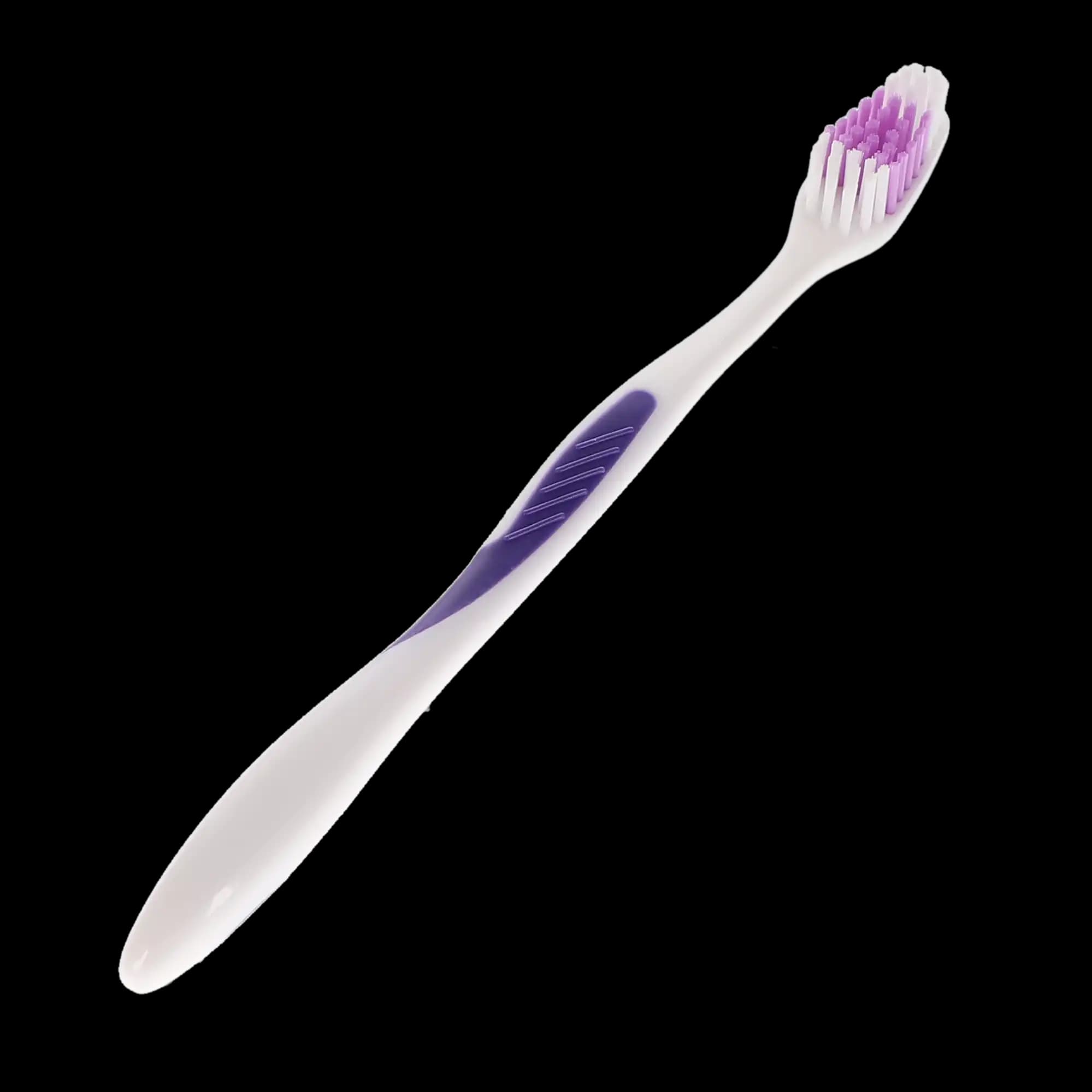 HSB Adult Toothbrush, Compact Head, Twist Handle, X-Soft, 25 Tuft, Individually Cello Wrapped, 72/Pk thumbnail 3