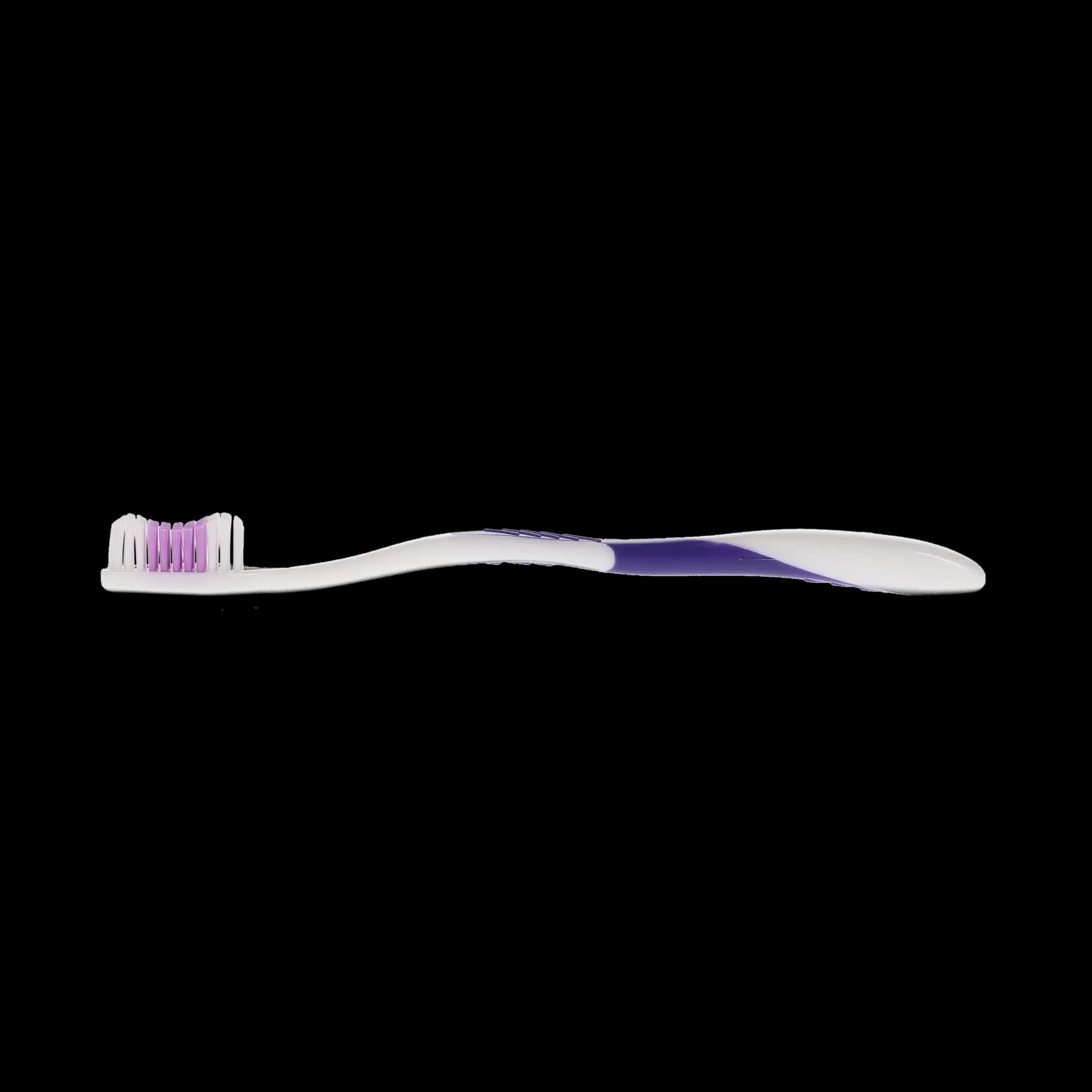 HSB Adult Toothbrush, Compact Head, Twist Handle, X-Soft, 25 Tuft, Individually Cello Wrapped, 72/Pk thumbnail 5