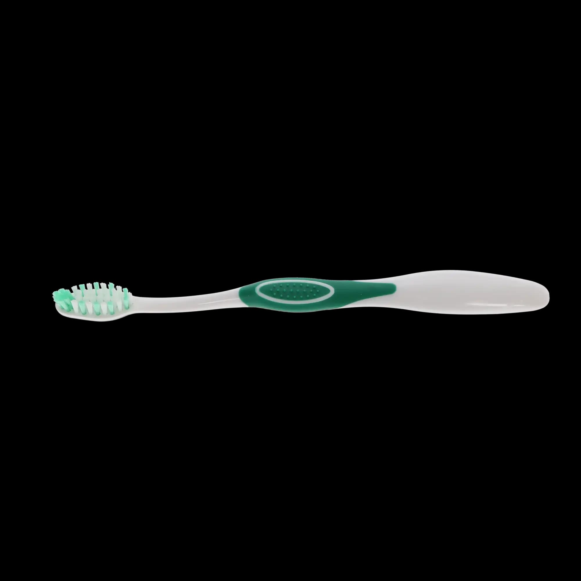 HSB Adult Toothbrush, Medium 7mil Nylon 610 Bristles, Individually Cello Wrapped, 72/Pk - HSB - Toothbrush, Adult, Nylon 610 Bristles, Medium 7mil, Individually Cello Wrapped , (72/Pk) - Image 1
