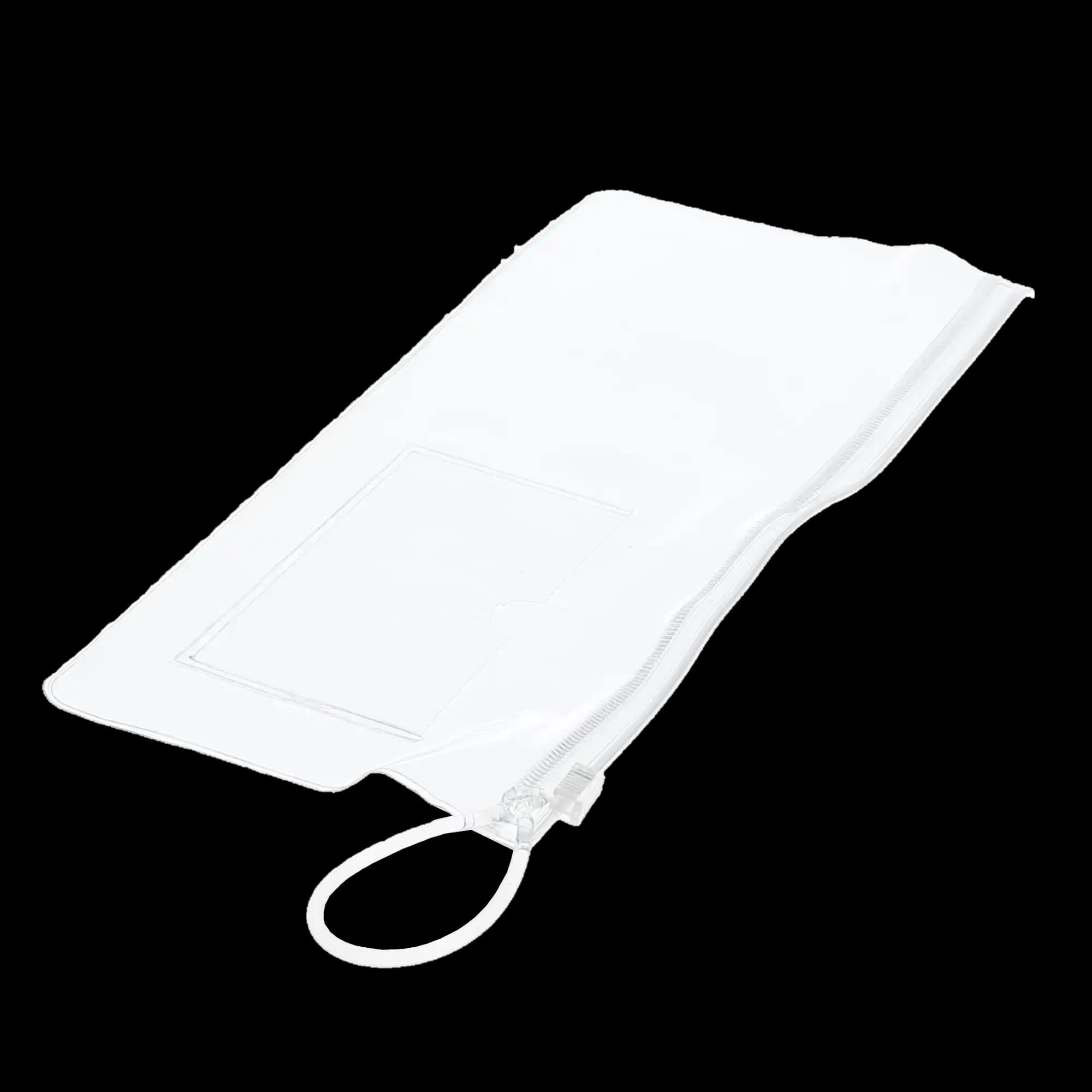 HSB Clear Deluxe Dental Bag, Zippered Bag with Business Card Pocket, Clear Vinyl, 100/Pack thumbnail 2