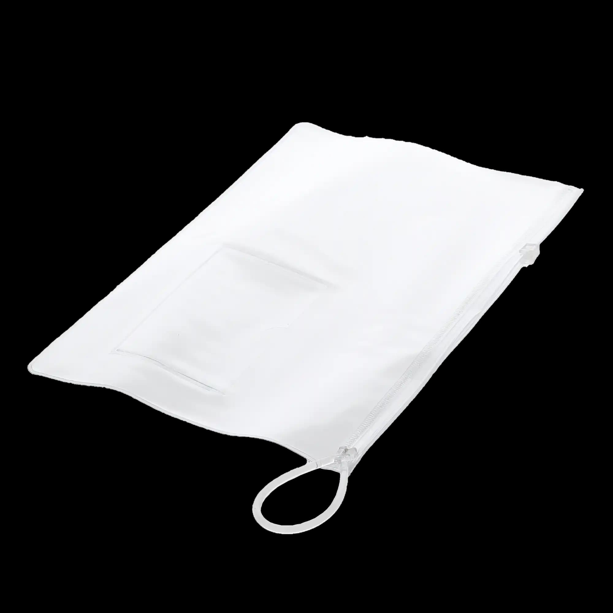 HSB Clear Plastic Zippered Bag, 6" x 10", Large, 100/Pack thumbnail 2