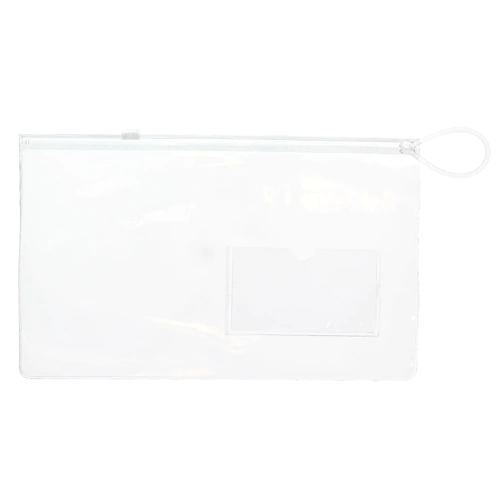 HSB Clear Plastic Zippered Bag, 6" x 10", Large, 100/Pack thumbnail 4