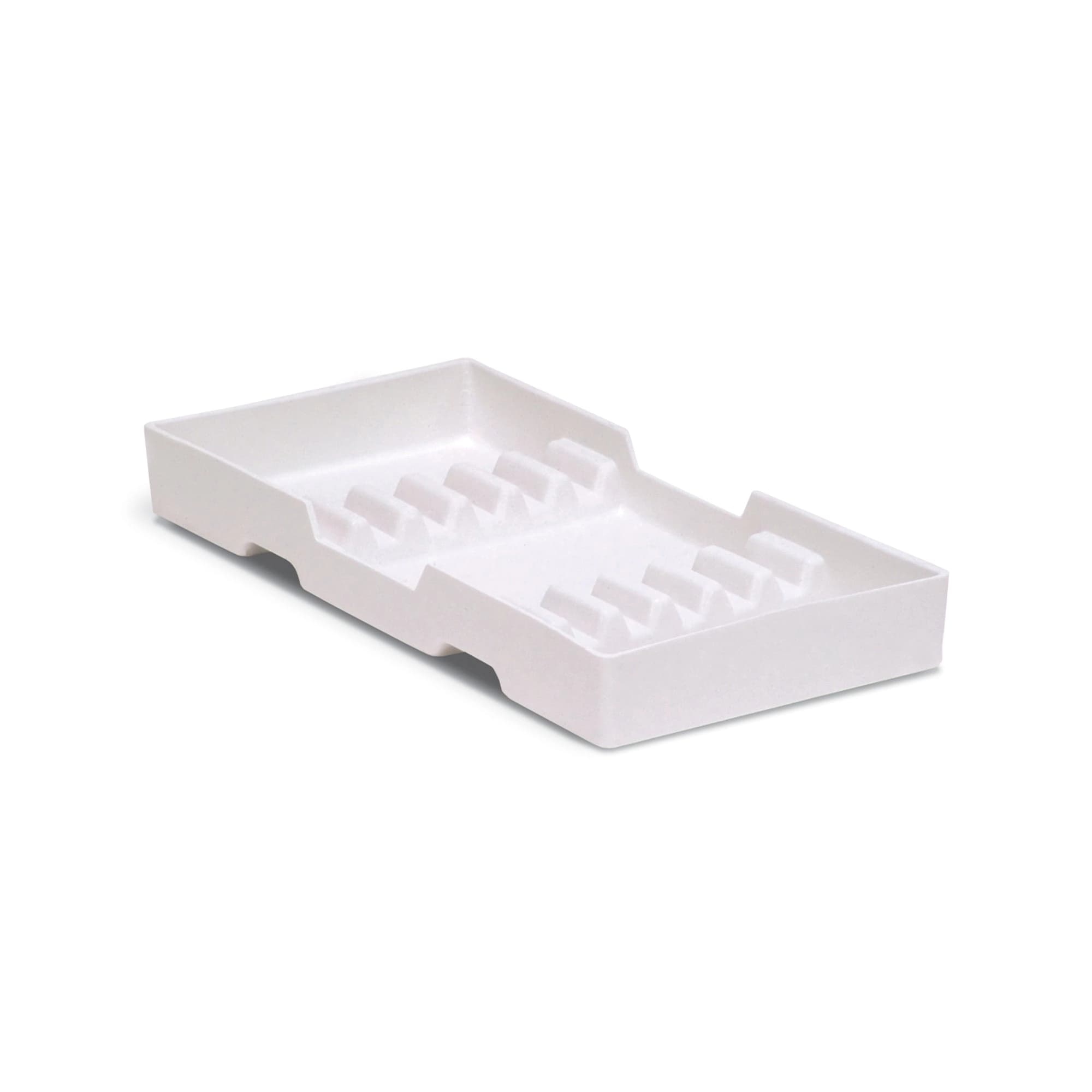 Zirc Cabinet Tray 16A, White, Plastic, Autoclavable, 7-7/8" x 3-3/4" x 15/16", Each (20Z201A) thumbnail 2