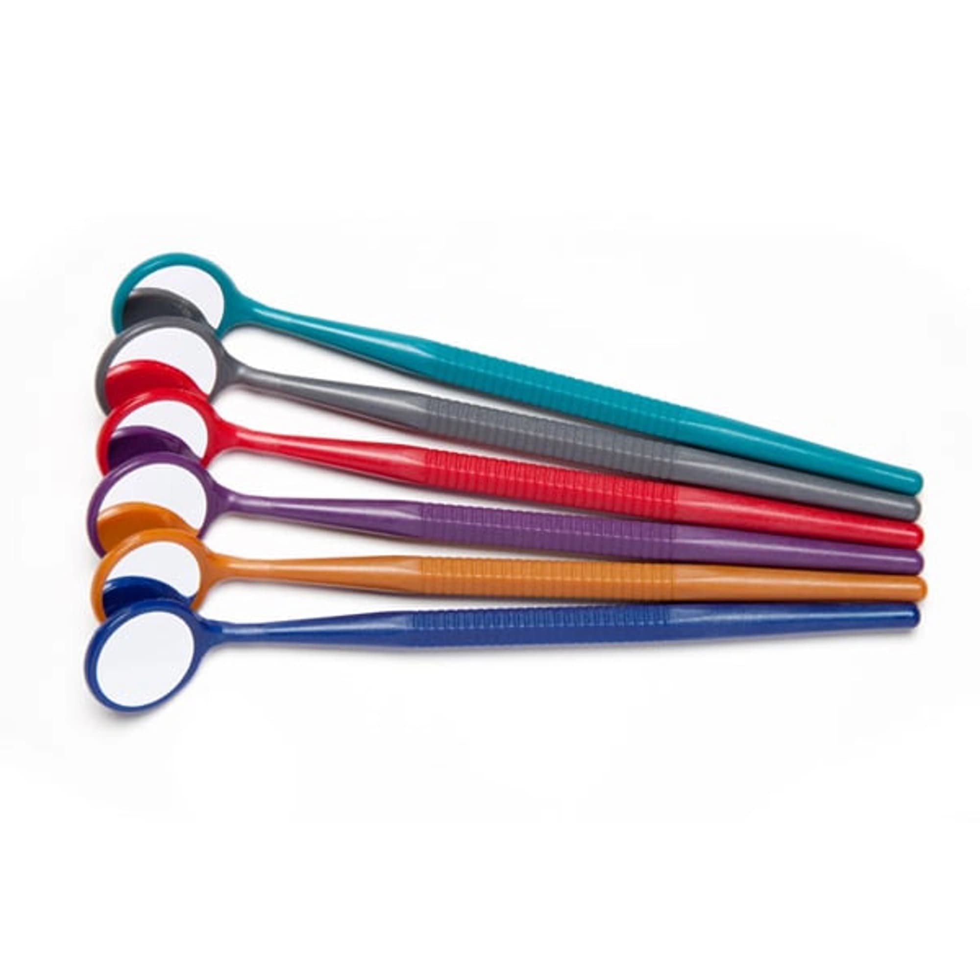Zirc Crystal HD #4 Thin Grip Mouth Mirror, Assorted Jewel Colors, 12/Pk, 50Z353-JWL thumbnail 2