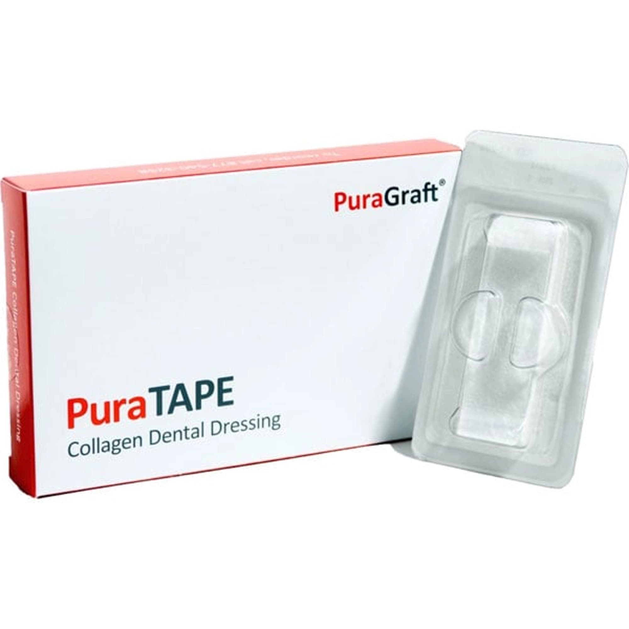 PuraGraft PuraTAPE Resorbable Collagen Dressing Tape, 1" x 3" (2.5 cm x 7.5 cm), 10/Box, YSSTPE - Puragraft - Puratape Collagen Dressing 1X3Cm 10/Bx (Replaces PUR-PGTPE1), YSSTPE - Image 1