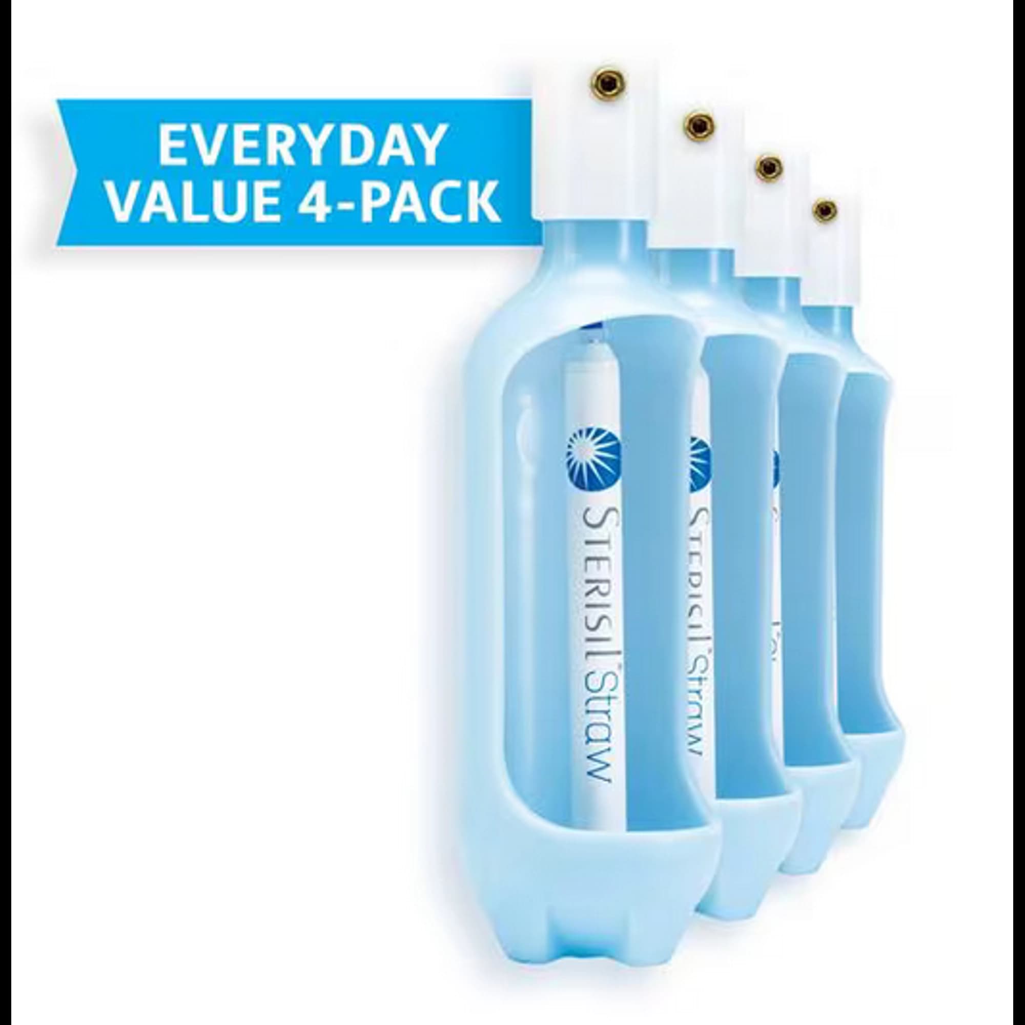 Sterisil Straw Everyday Value 4-Pack for Distilled Water, 365-Day Waterline Treatment, S365-VAL4 thumbnail 4