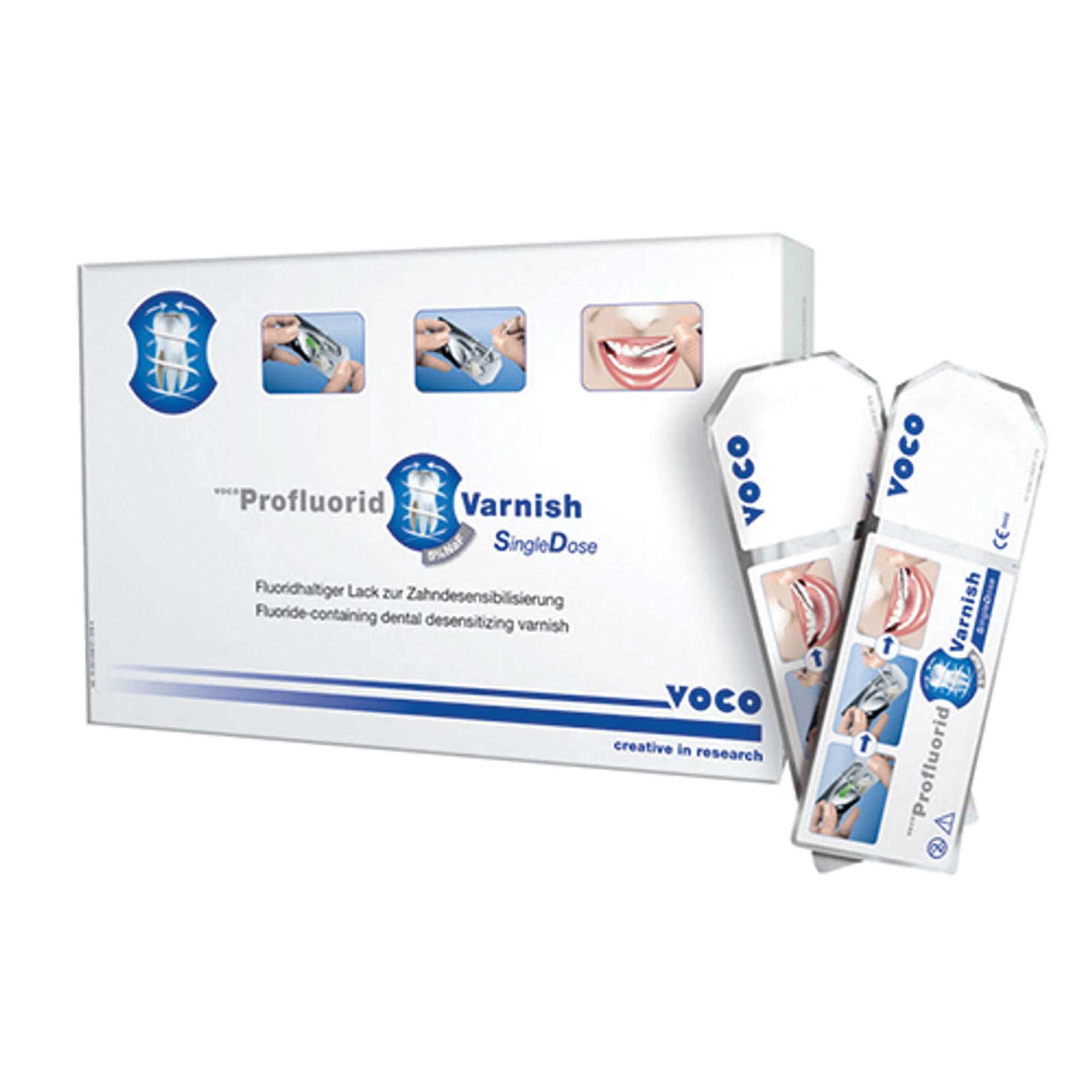 VOCO Profluorid 5% Sodium Fluoride Varnish, Cherry, Single-Dose 0.4 mL, 50/Pkg, 2227 thumbnail 6