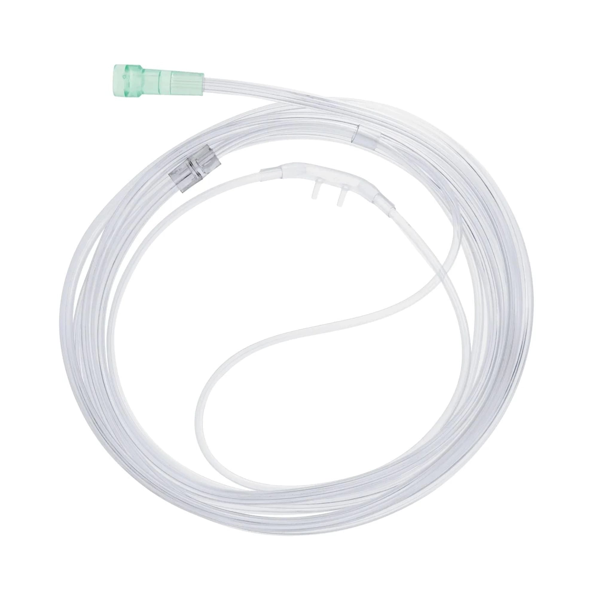 Accutron Pediatric Oxygen Nasal Cannula, Curved Tip, Latex-Free, Clear, 7 ft Tubing, 10/Pk, 33029-10 - Pediatric Oxygen Cannula, Clear, 7 ft Tubing, 10/Pk, 33029-10 - Image 1