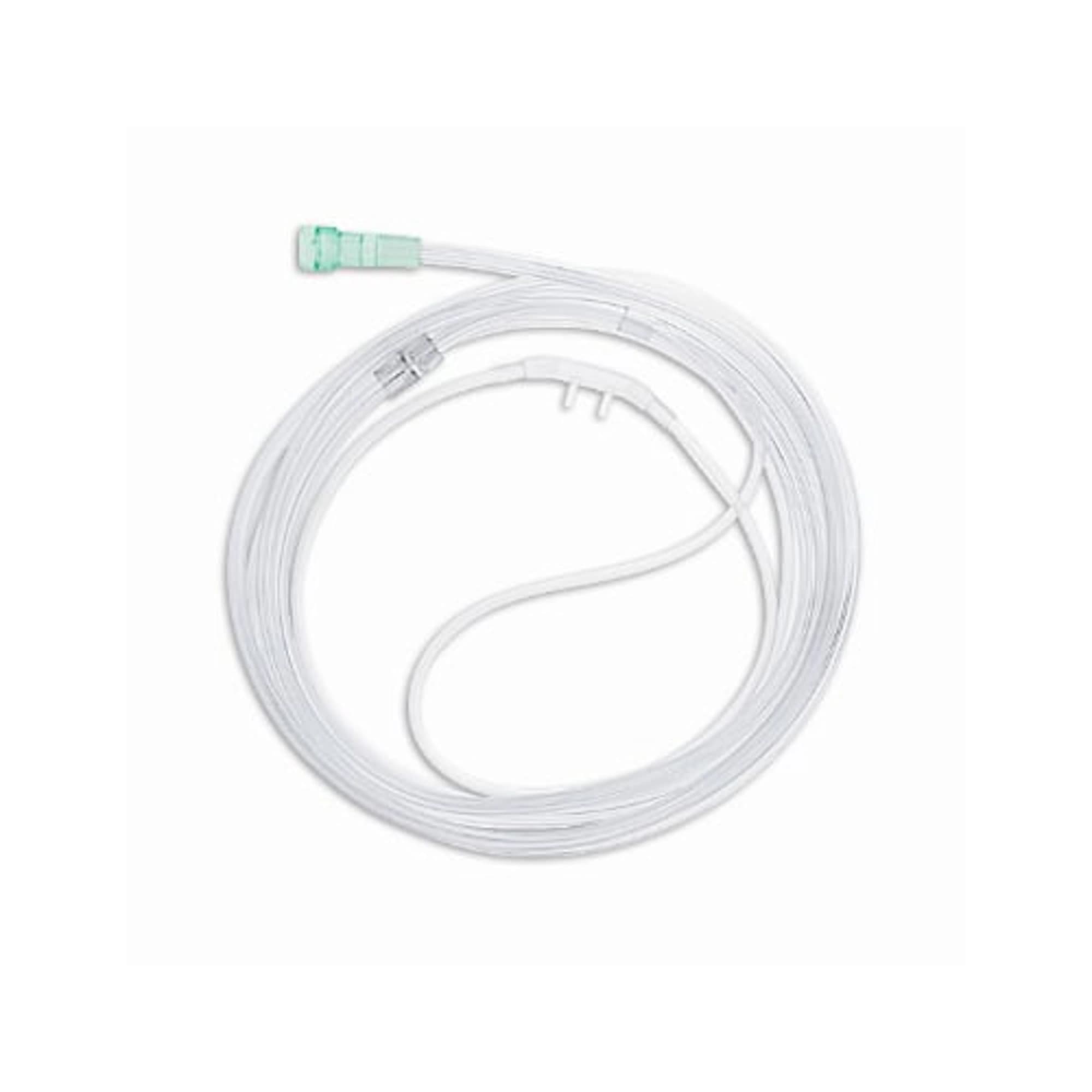 Accutron O2 Nasal Cannula, Adult, Curved Tip, 7 ft Tubing, Clear, Latex-Free, 10/Pk, 33030-10 - O2 Cannula, 10 Clear Adult, 7' Tubing, 33030-10 - Image 1