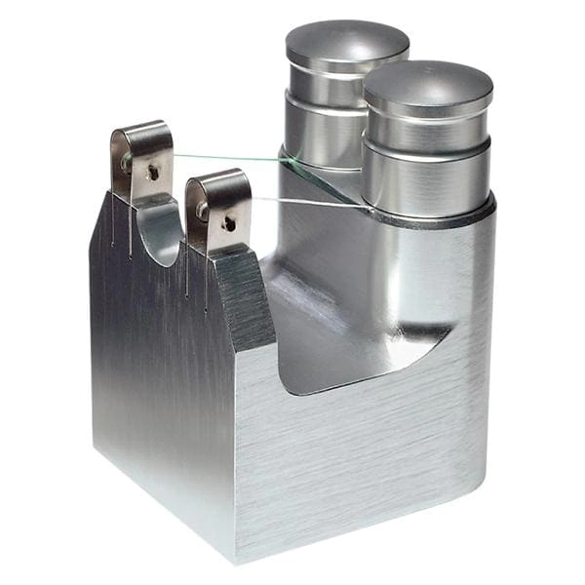 Almore Dual-SafeDispense Floss Dispenser, Anodized Aluminum, Holds Two Spools, 22238 thumbnail 2