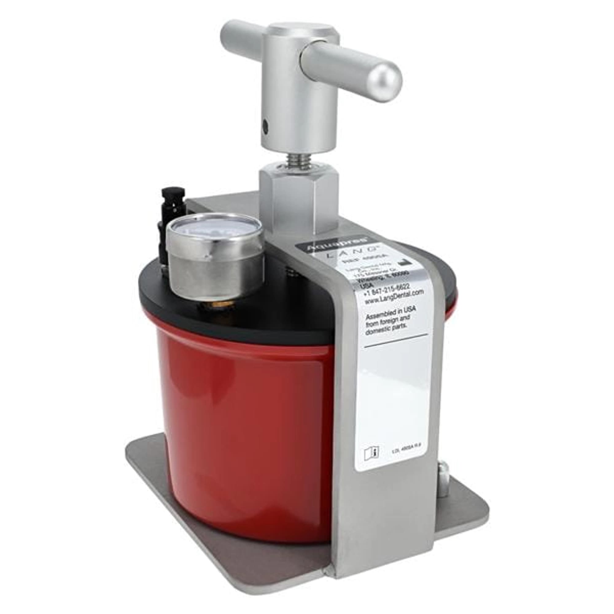 Lang Dental Aquapres Pressure Pot, Model 4905A, Hydraulic Curing Vessel for Dental Acrylics - Aquapres? , 4905A - Image 1