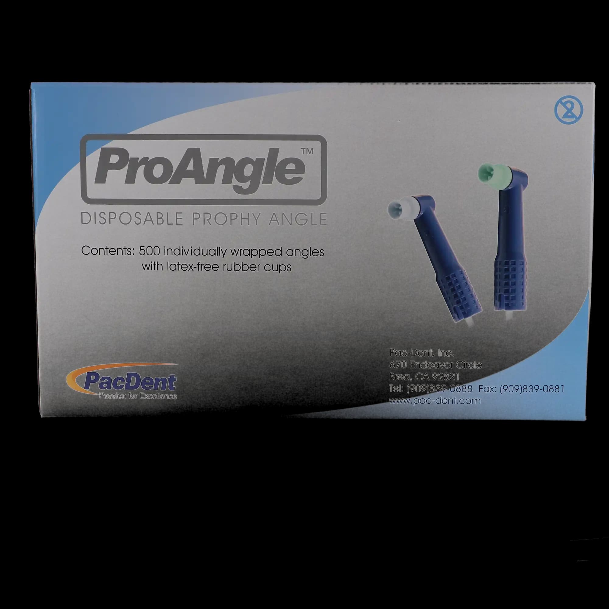 Pac-Dent ProAngle Disposable Prophy Angle, Soft Cup, Green, 500/Box, 247-500 thumbnail 8