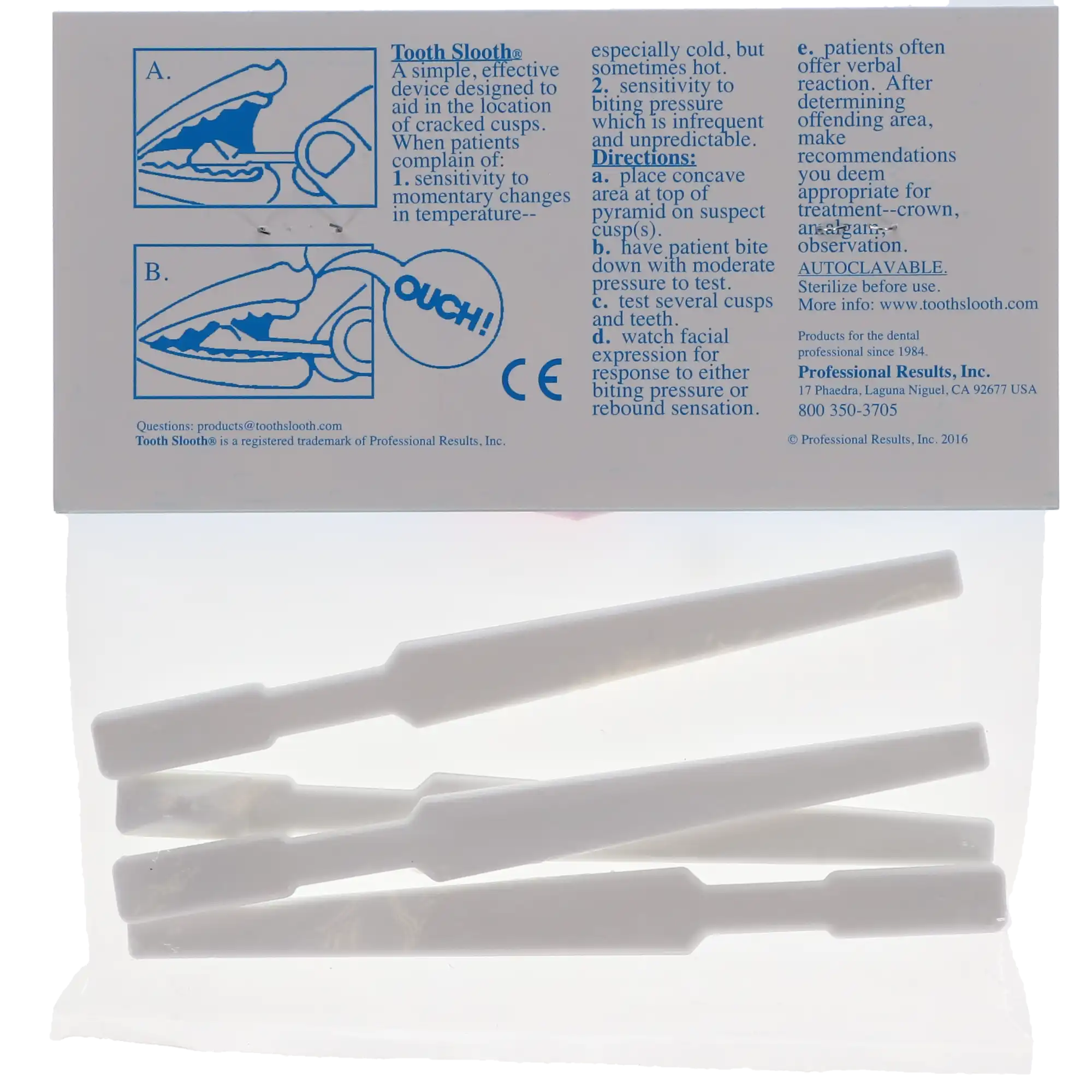Tooth Slooth Fracture Detector, White, 4/Pk, 001A thumbnail 4