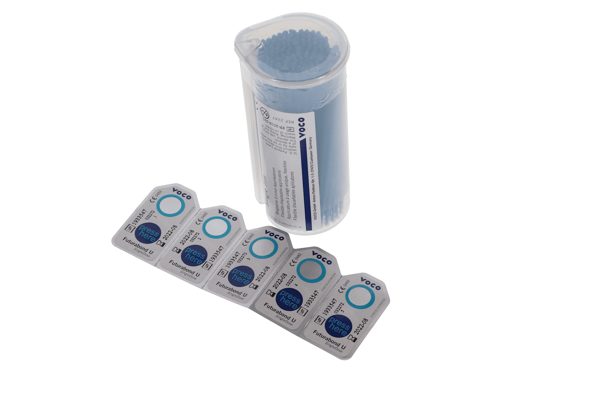 VOCO Futurabond U Dual-Cure Universal Adhesive, SingleDose Refill, 0.1 mL, 200/Pk, 1572 thumbnail 12