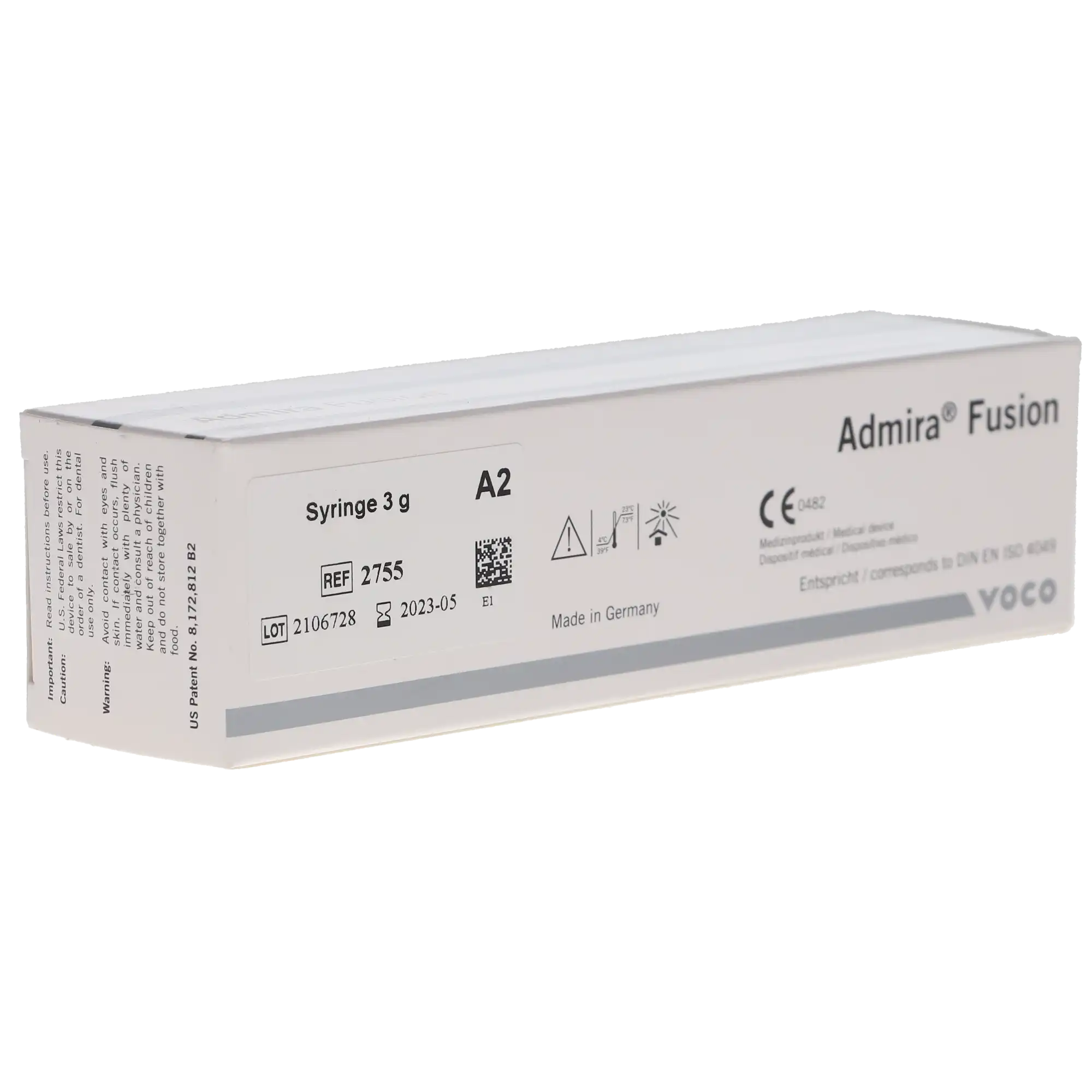 Admira Fusion Universal Nano-ORMOCER Restorative Composite, Shade A2, 3g Syringe, Refill, 2755 thumbnail 9