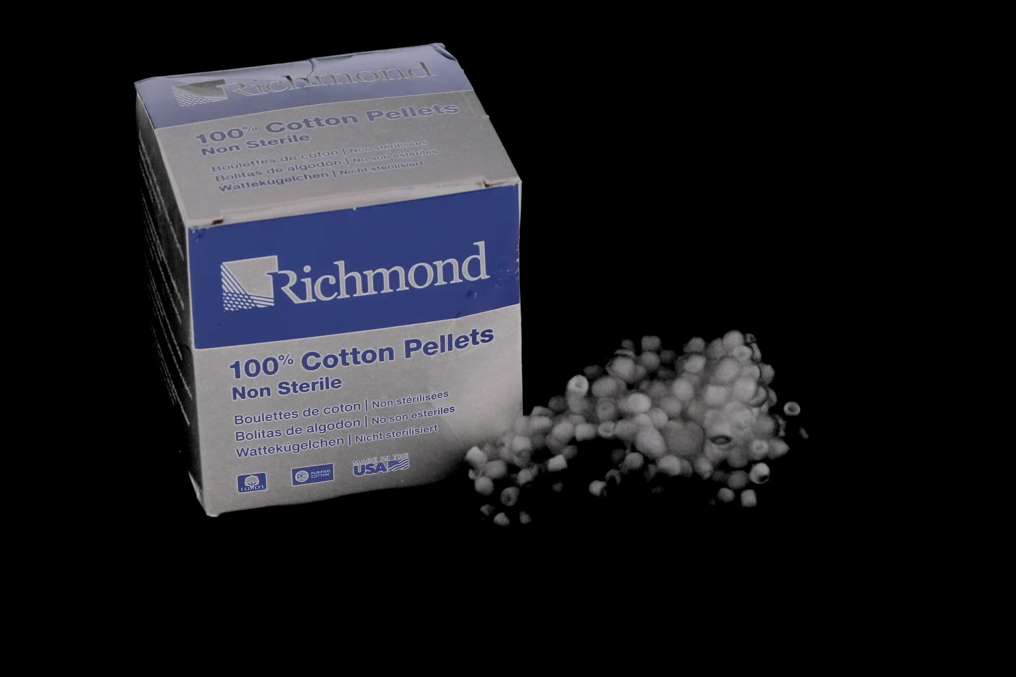 Richmond Cotton Pellets, Size #4, 1/8" Diameter, 3000/Box, 100109 thumbnail 9