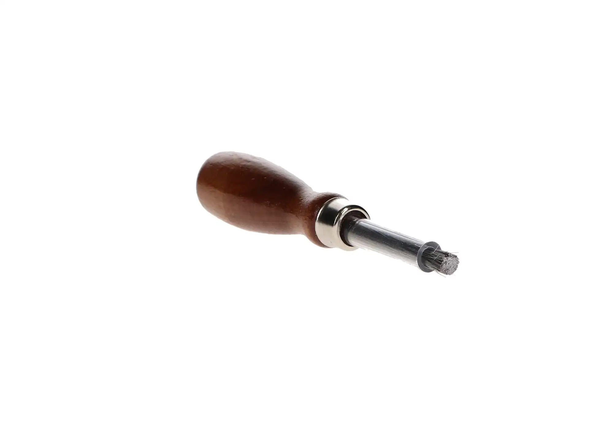 Buffalo Dental Bur Cleaning Brush, Stainless Steel Wire, Wooden Handle, 1/Pk, 07420 thumbnail 3