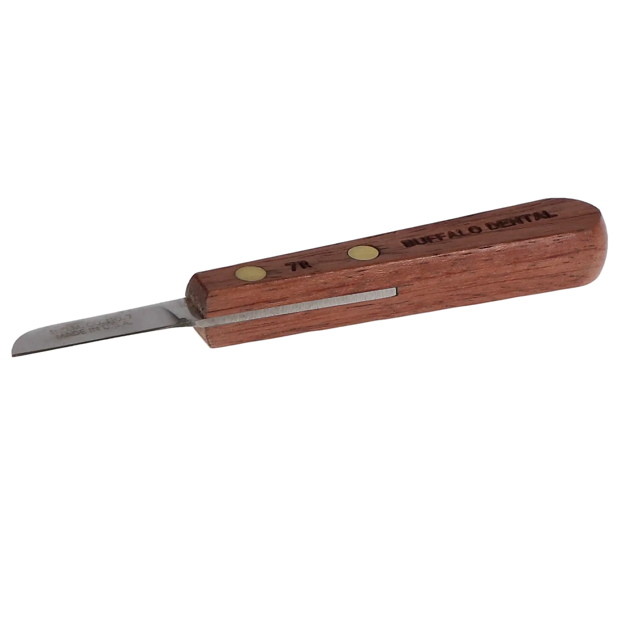 Buffalo Dental #7R Plaster & Compound Knife, Rosewood Handle, 1-1/2" Carbon Steel Blade, 55600 thumbnail 2