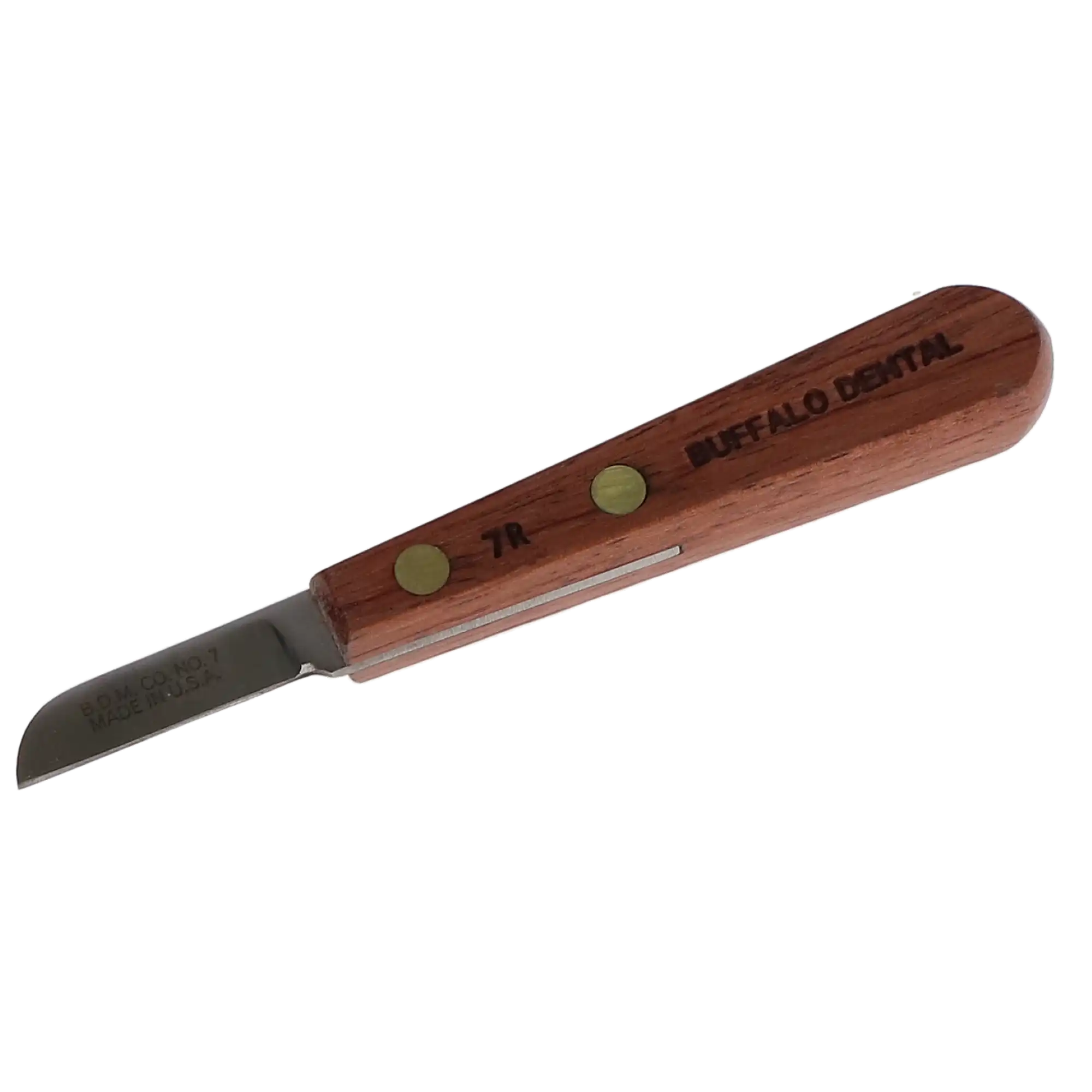 Buffalo Dental #7R Plaster & Compound Knife, Rosewood Handle, 1-1/2" Carbon Steel Blade, 55600 thumbnail 3
