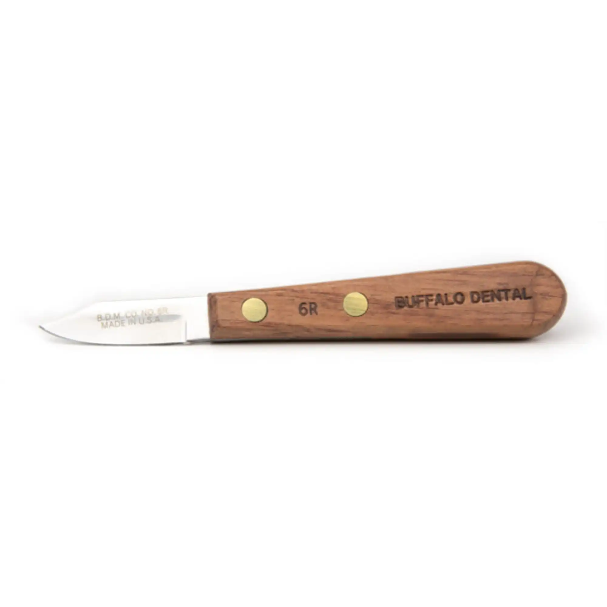 Buffalo Dental #8 Plaster Knife, Green Line Enameled Wood Handle, 2" Carbon Steel Blade, 1 Each, 55630 thumbnail 2