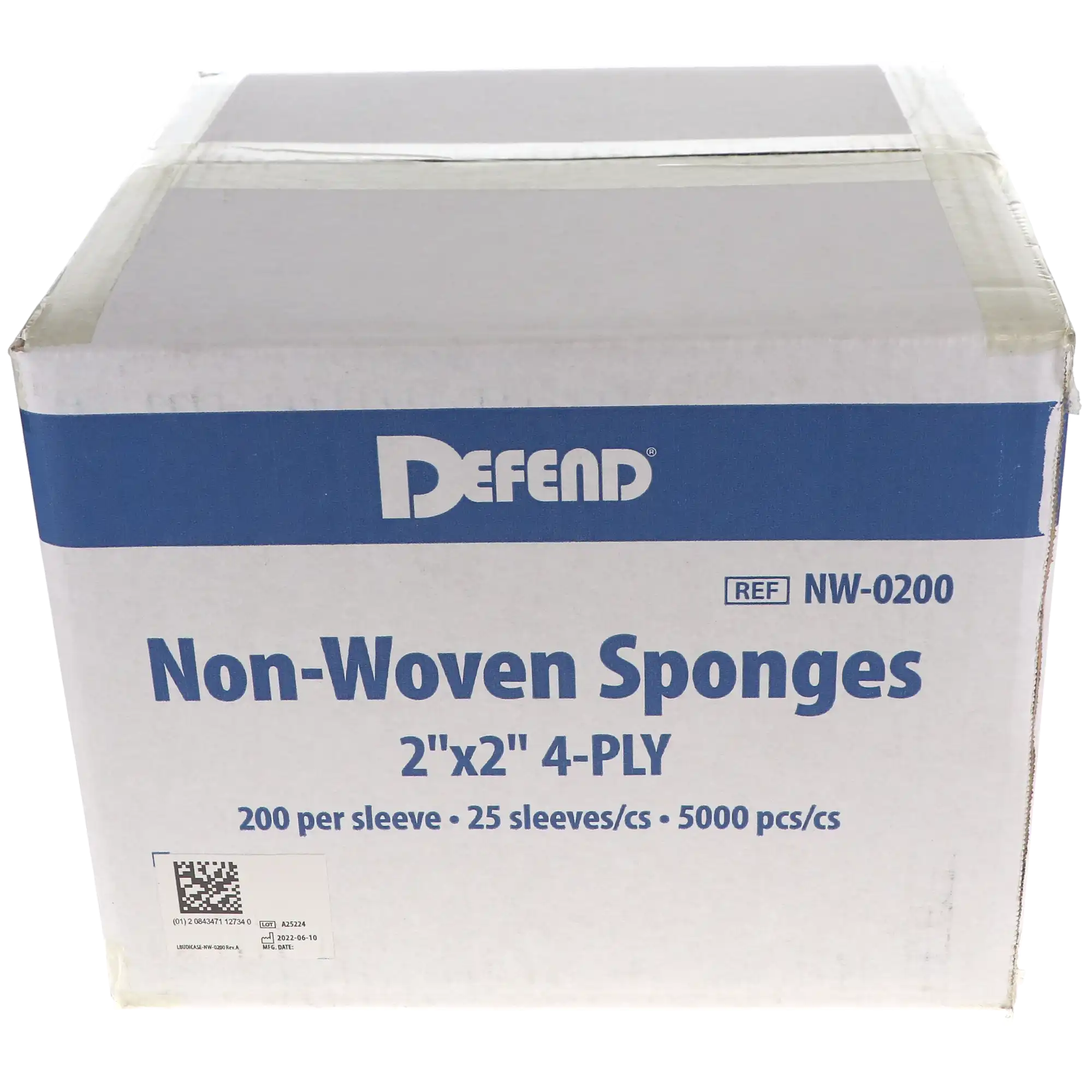 Defend Non-Woven Gauzes, Non-Sterile, 4-Ply, 2" x 2", 5000/Case, NW0200 thumbnail 4